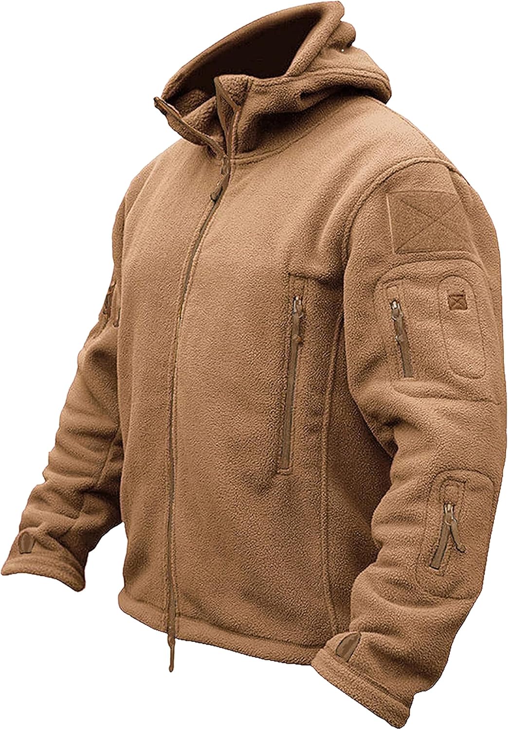 Thumbnail 6 de TACVASEN Herren Fleecejacke Winddicht mit Kapuze