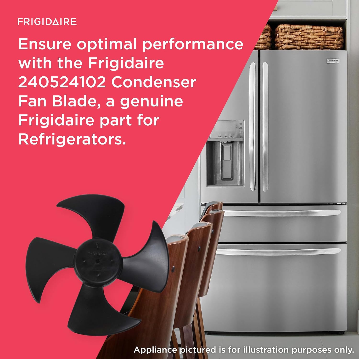 Thumbnail 2 de Frigidaire Condenser Fan Blade 240524102