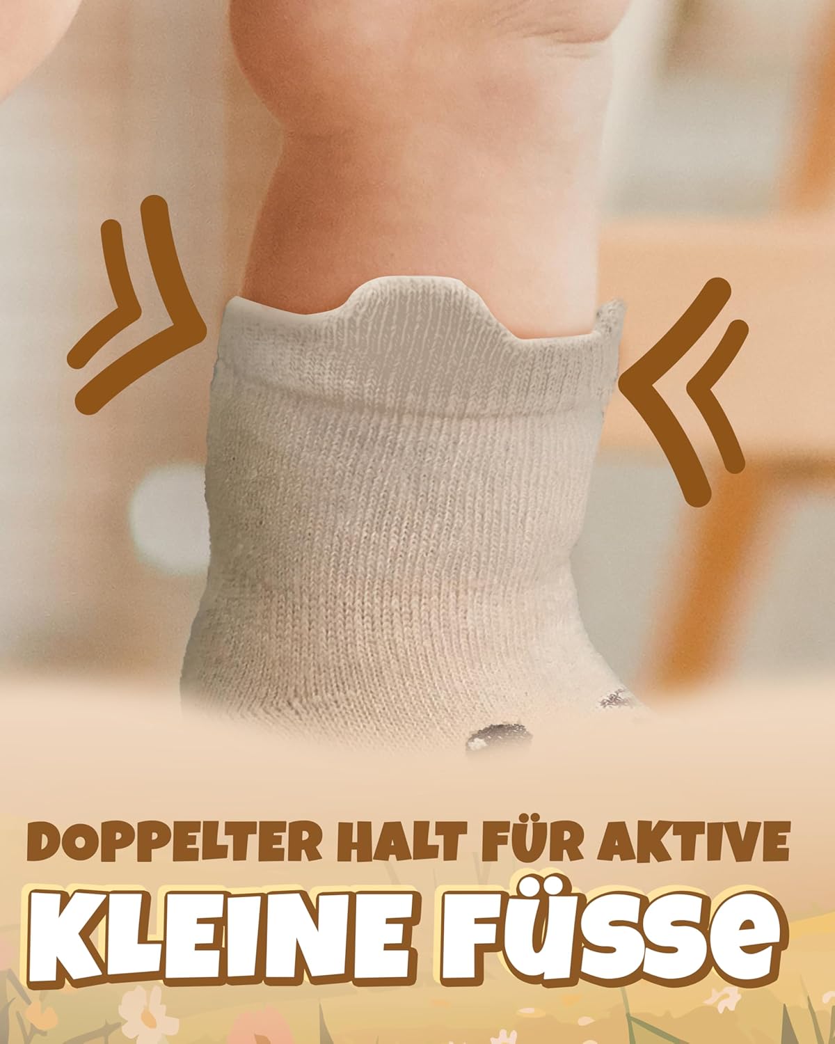 Thumbnail 4 de Kleinbär® Stoppersocken Kinder & Baby – ABS-Rutschsocken mit rutschfesten Noppen (0–12 Monate, 27–30)