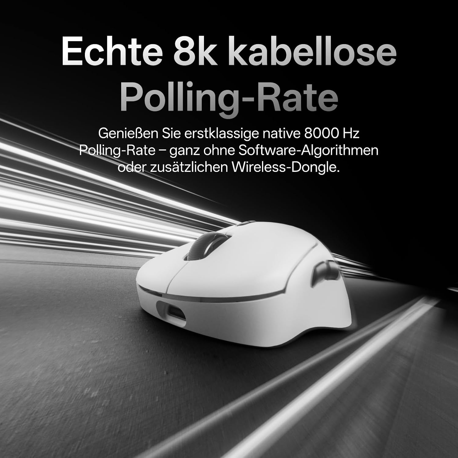 Detalle de Rapoo VT3 Gen-2 Gaming Maus Kabellose – Ultraleicht, Präzisionssensor und lange Akku-Laufzeit