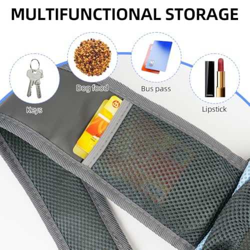 Detalle 2 de AUYAO Bandolera mochila perro azul 5 kg