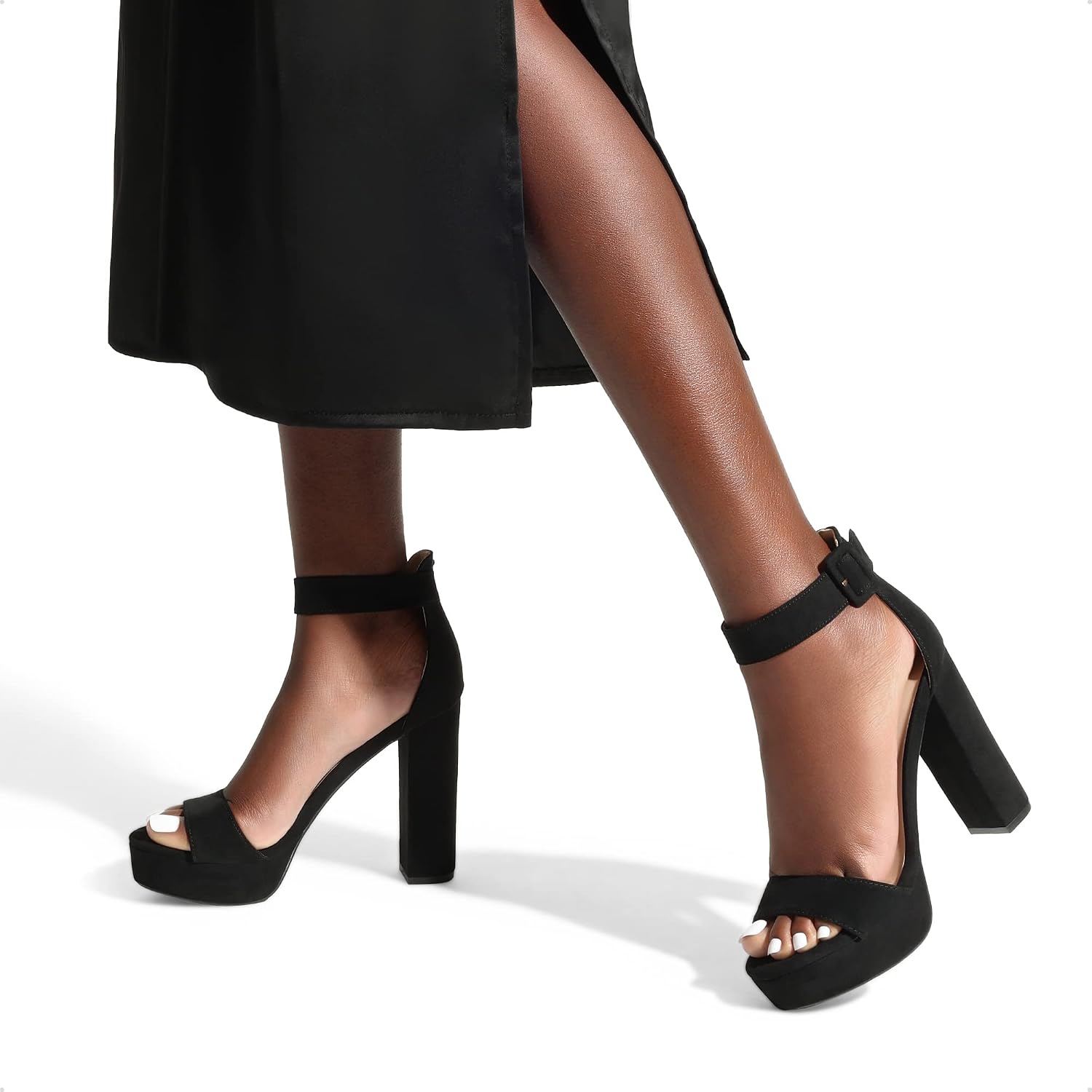 Detalle 2 de DREAM PAIRS Platform Heel Sandals 4.5in