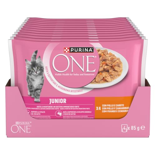 Detalle de Purina ONE Junior Cibo Umido per Gattini – 48 Bustine da 85 g