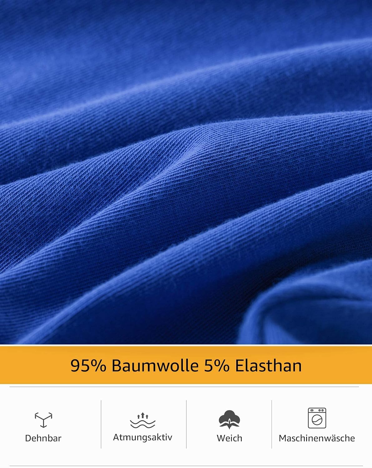 Detalle 1 de INNERSY boxershorts för män i bomull med gylf, färgglada, 7-pack