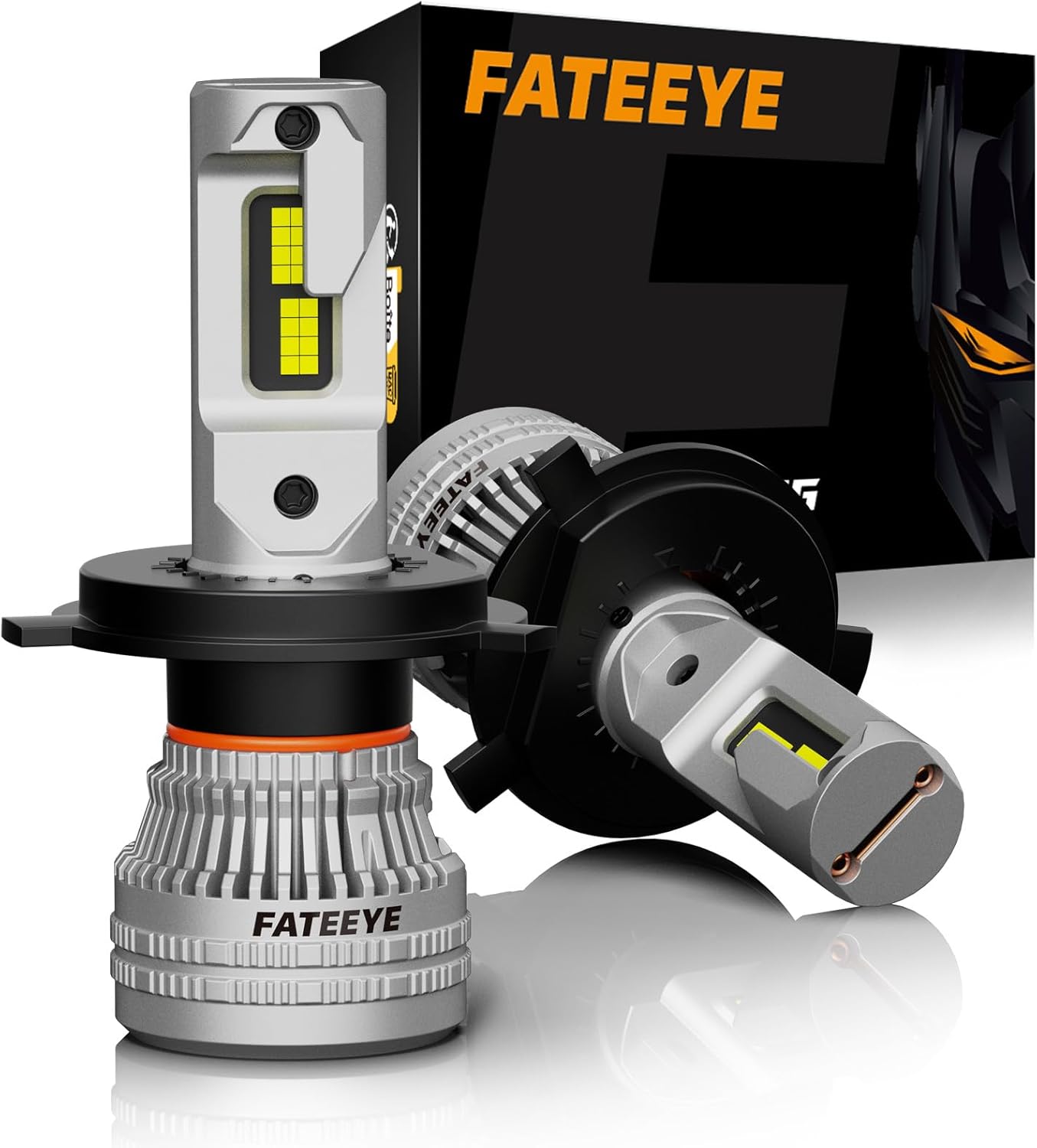 Detalle de FateEye H4 LED Headlight Bulbs – 800% Brighter, 44,000LM, 200W Kit (2-Pack)