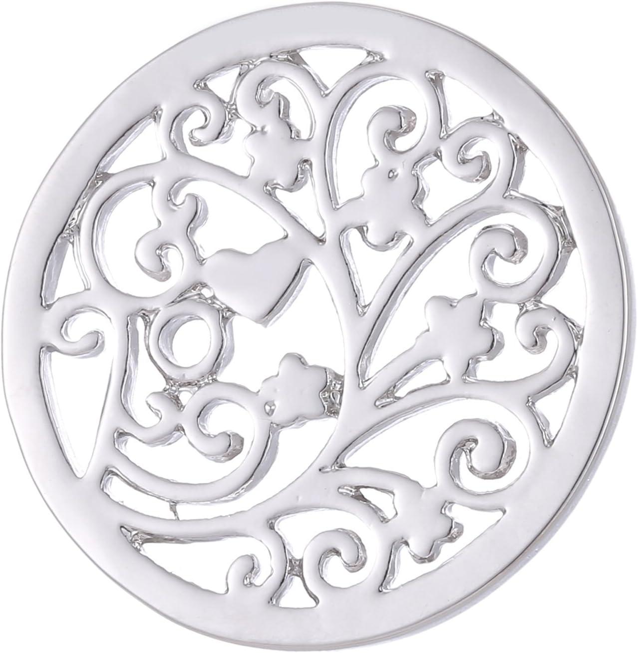 Thumbnail 6 de Morella Damen Amulett Coins mit 33 mm Zirkoniasteinen – austauschbare Münzen für Coin Carrier