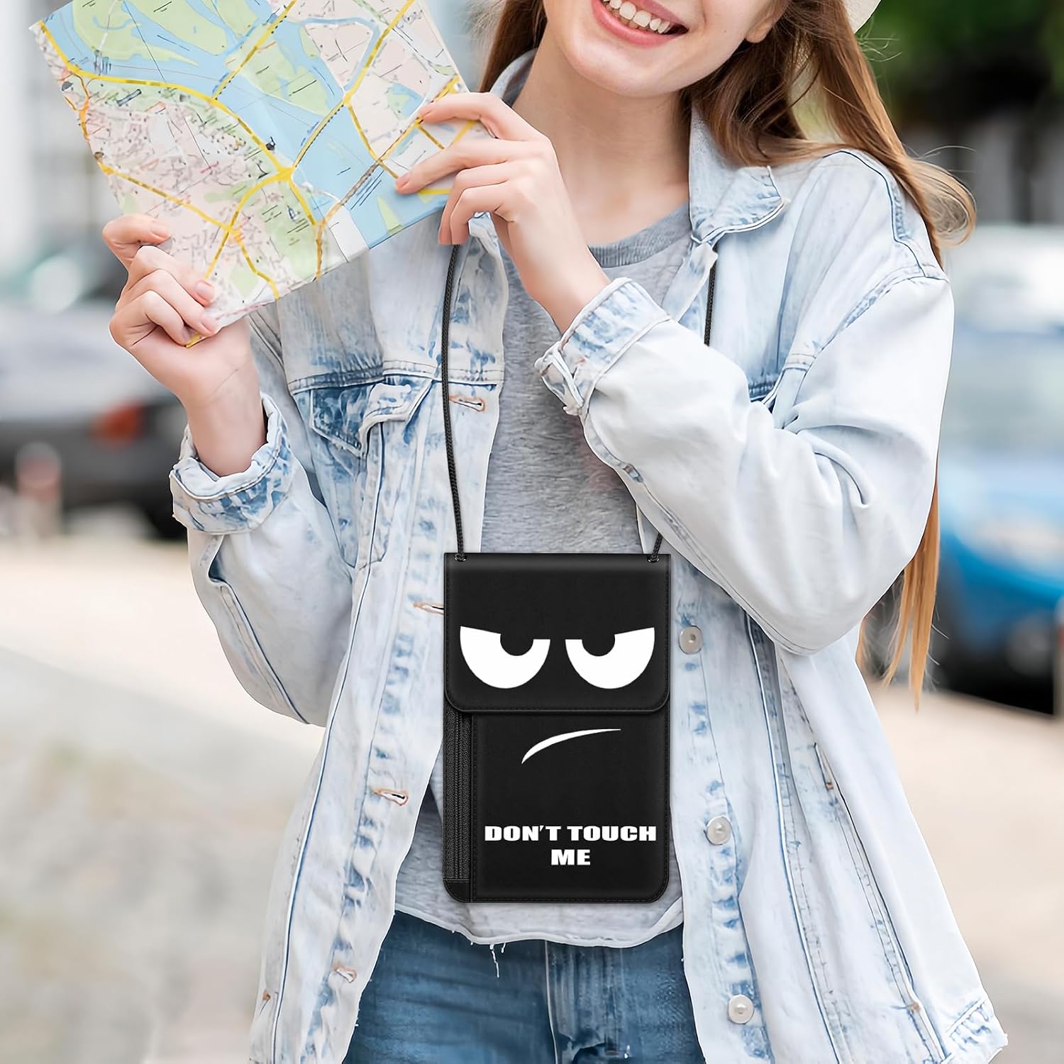 Thumbnail 6 de Fintie Brustbeutel RFID Blockierung Reisepass Tasche