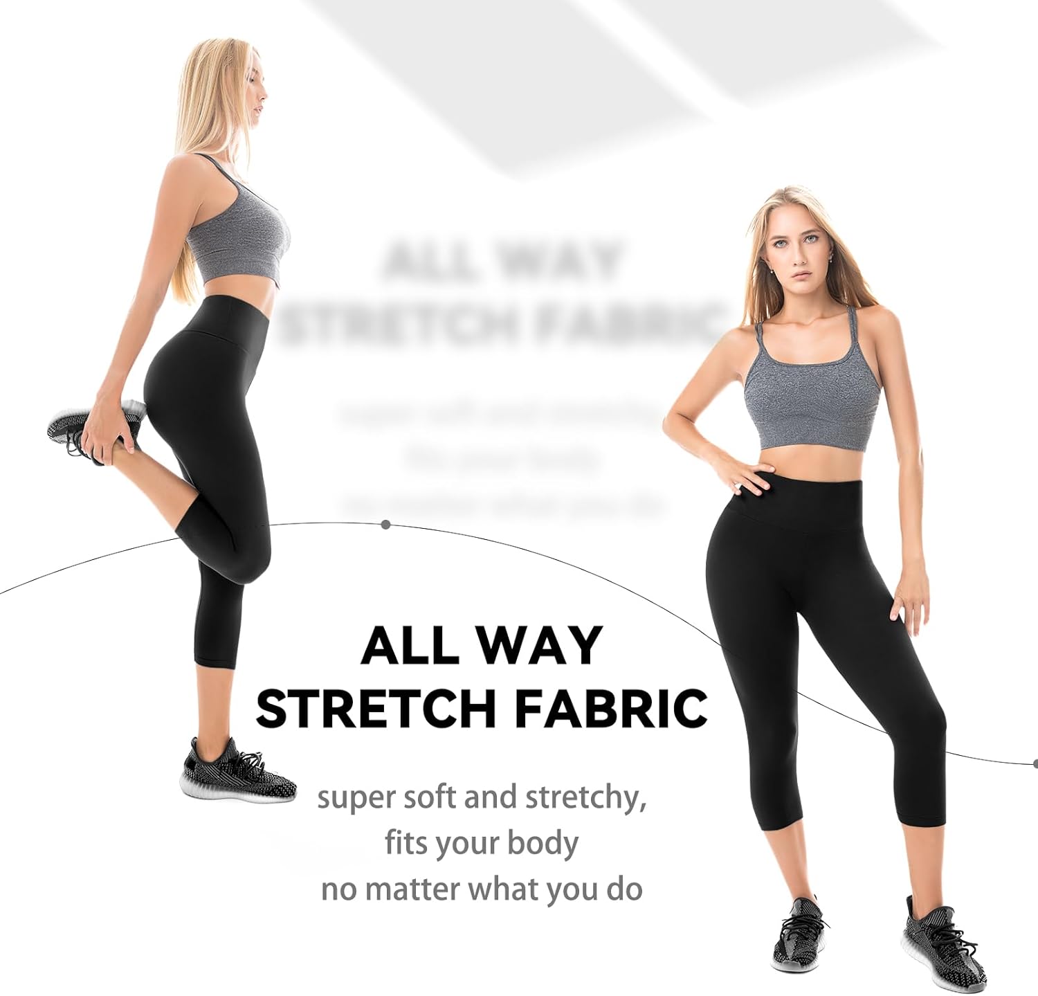 Detalle 2 de Capri leggings for women buttery soft