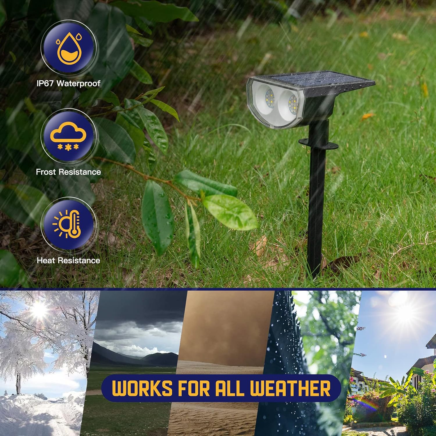 Detalle 1 de Kyosho Solar Spotlights 2-Pack