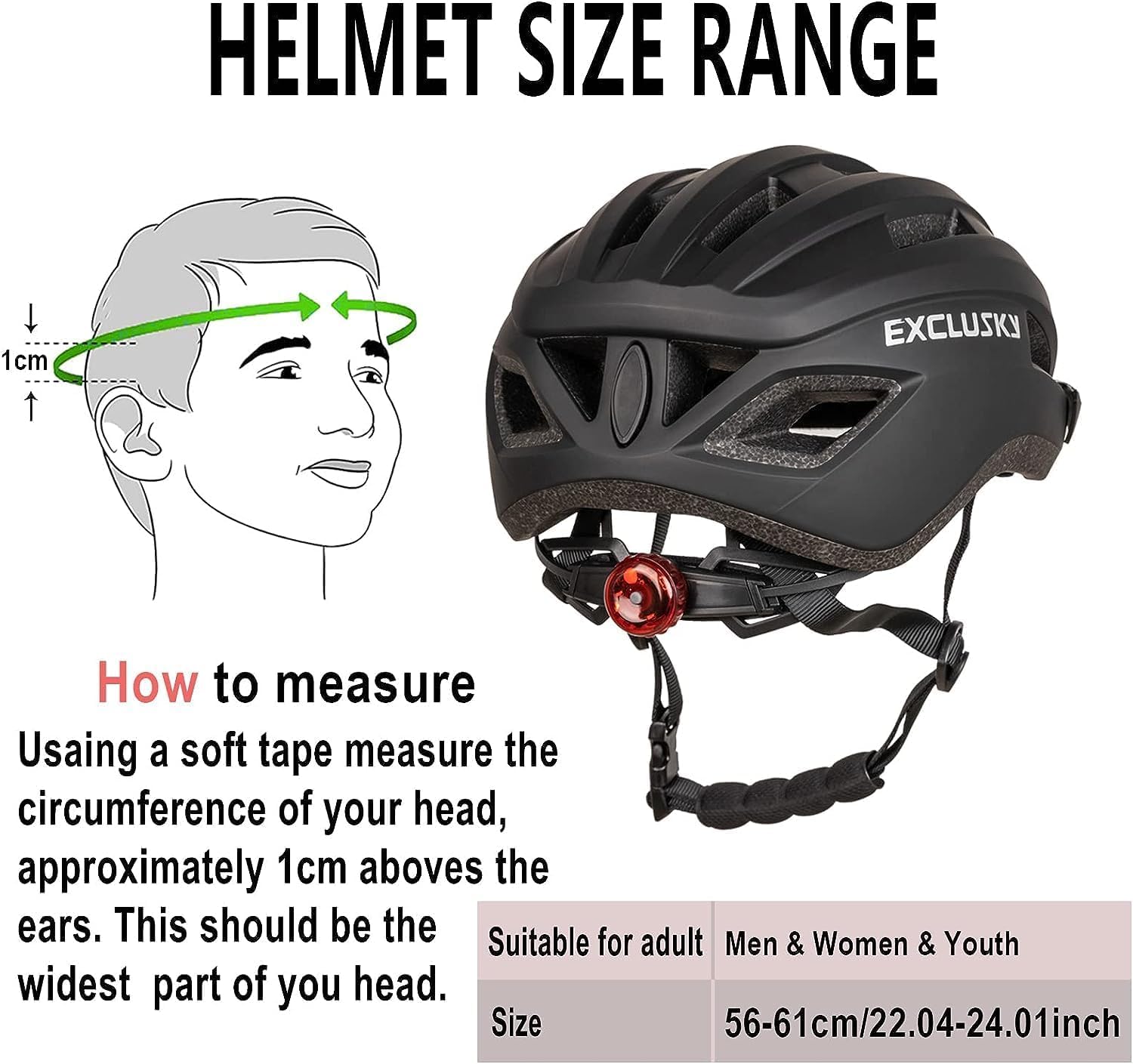 Thumbnail 4 de Exclusky Bike Helmet 56-61cm