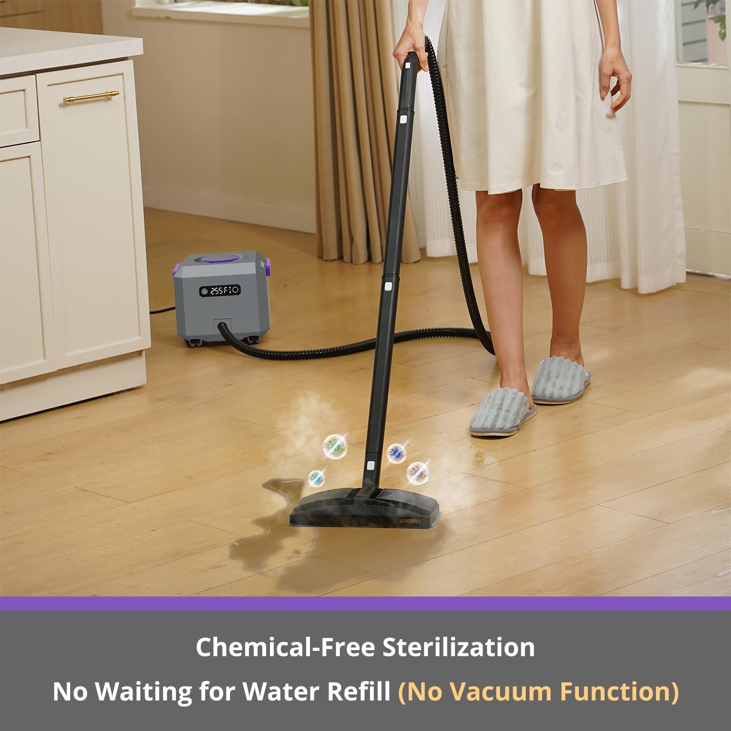 Thumbnail 4 de awasky Steam Cleaner 0.6 Gal Multi Steamer Mop