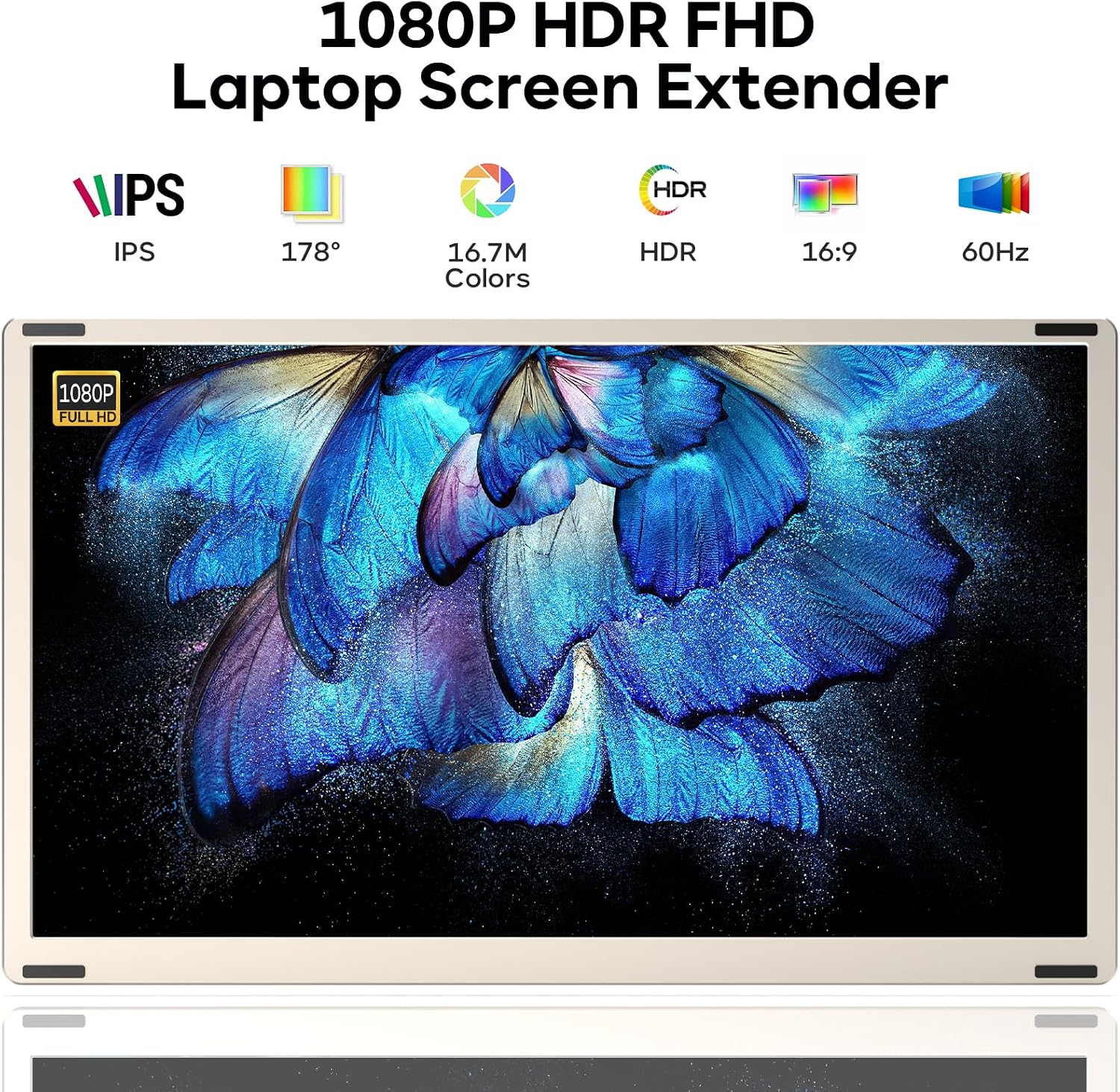 Thumbnail 1 de 15.6" Laptop Screen Extender 1080P for Dual Screens