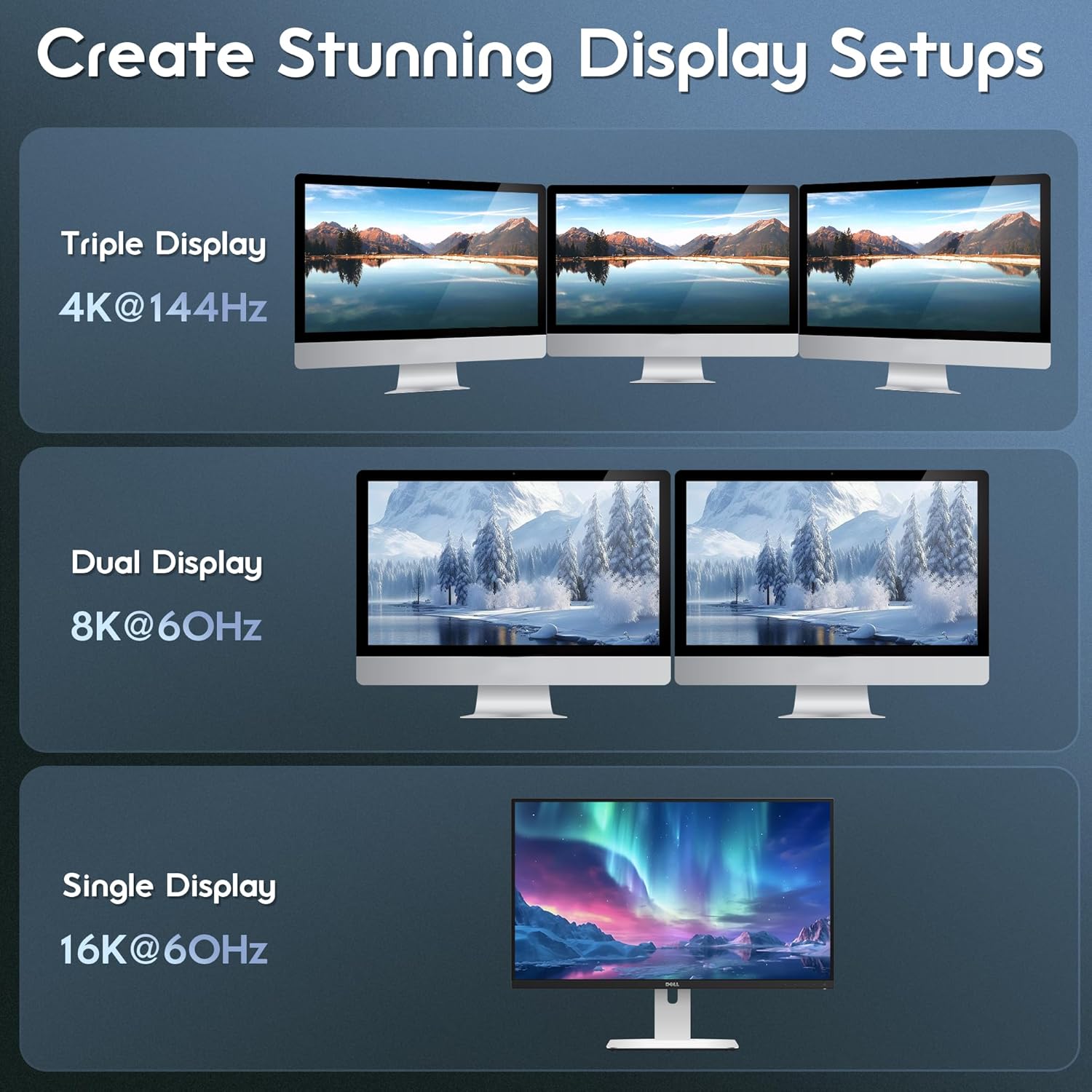 Thumbnail 3 de CABLAPTOP Thunderbolt 5 Cable (0.5m) up to 120Gbps data, 240W USB‑C charging for MacBook, dock, eGPU and monitors