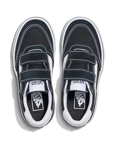 Detalle de Vans Brooklyn LS V Kids – Baskets unisex noir et blanc, taille 18 (pointure 2.5)