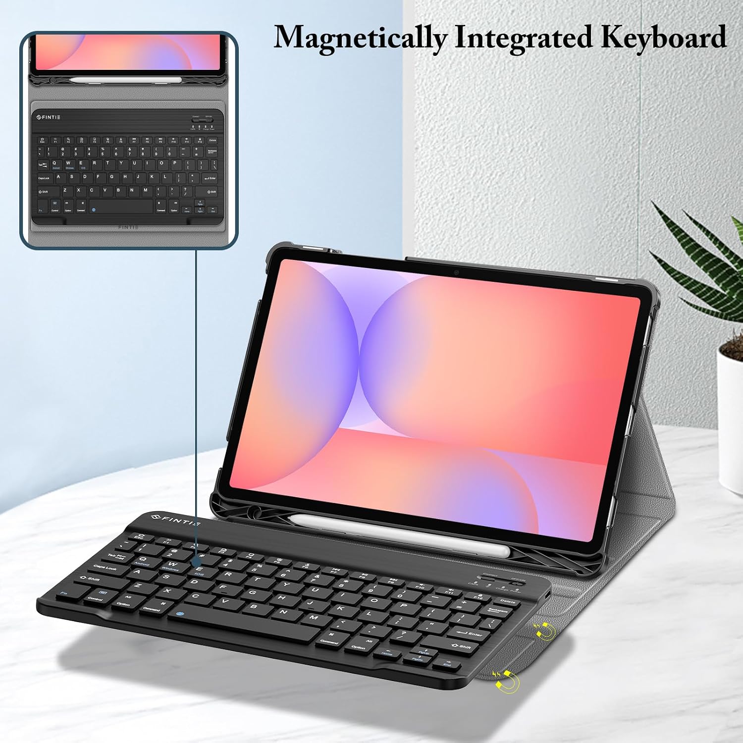 Detalle 2 de FINTIE Keyboard Case for Galaxy Tab S10 FE