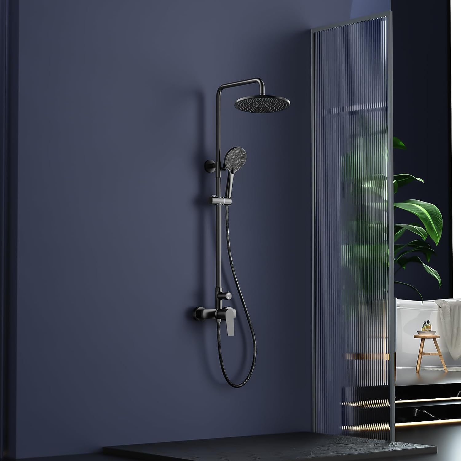 Thumbnail 6 de Rainsworth Duschsystem mit Armatur Schwarz