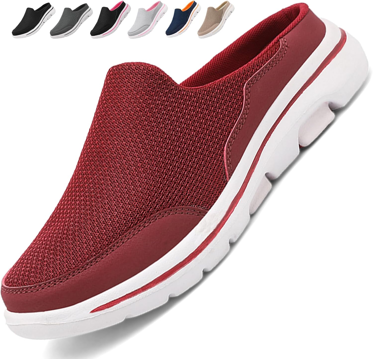 Acfoda clogs voor dames en heren, uniseks mesh-instappers, lichtgewicht, EU 35-48