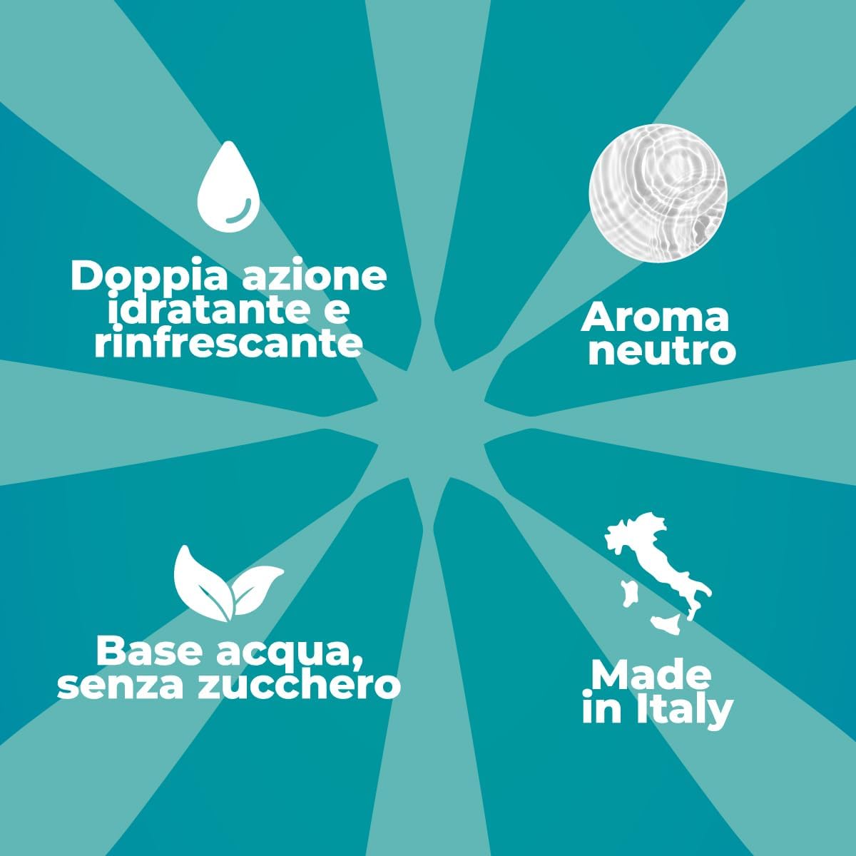 Detalle de Control Ice Feel Gel Massaggio 3 in 1 a base d'acqua con effetto rinfrescante – 200 ml, Made in Italy