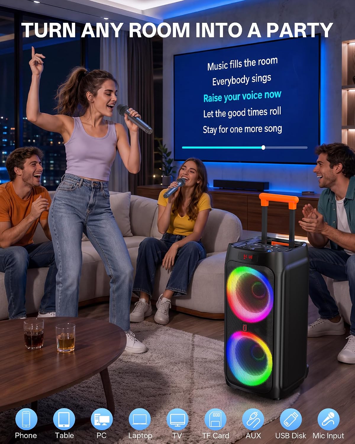 Thumbnail 6 de JYX Karaoke Machine 500W