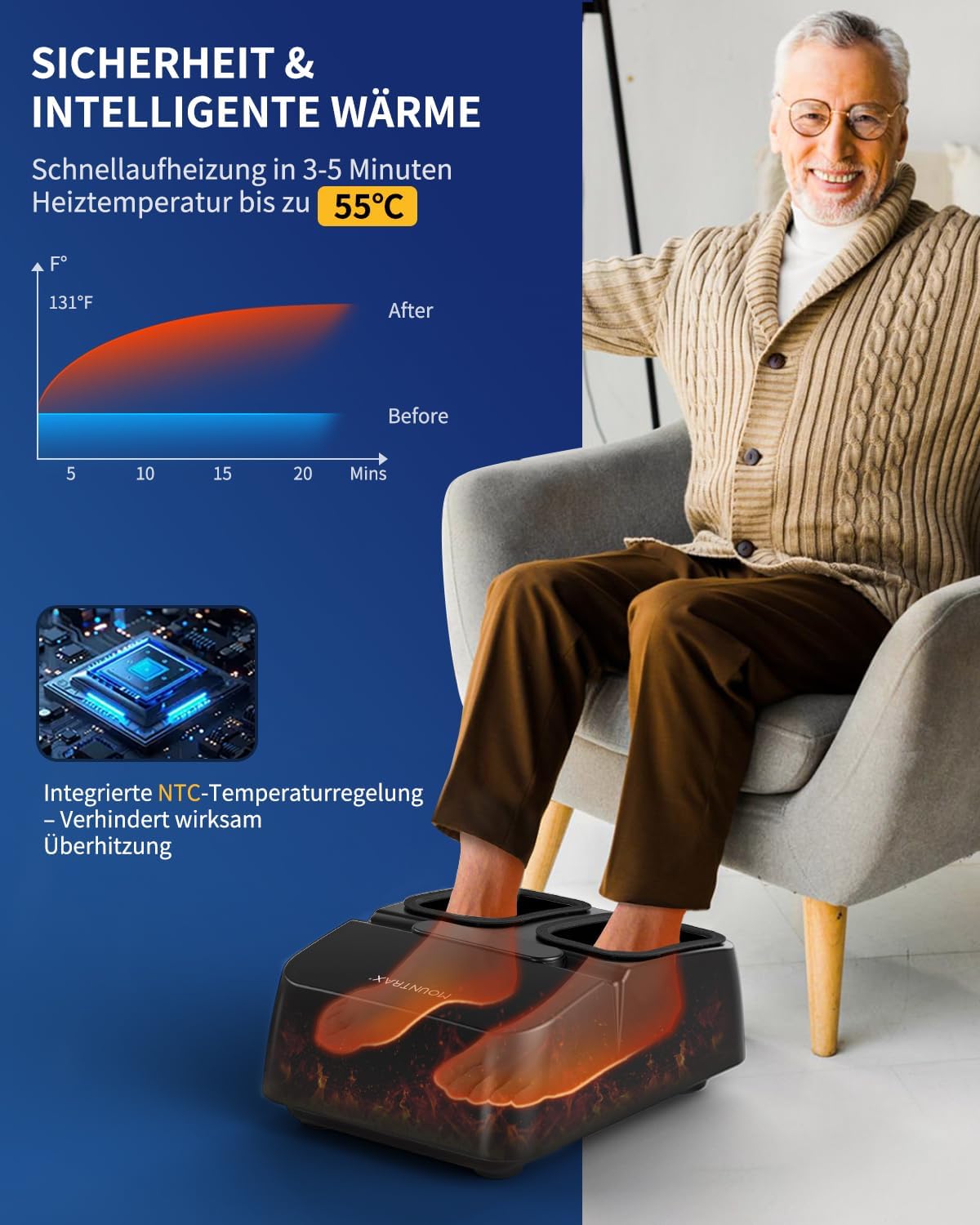 Thumbnail 3 de Mountrax Fußmassagegerät mit Wärme