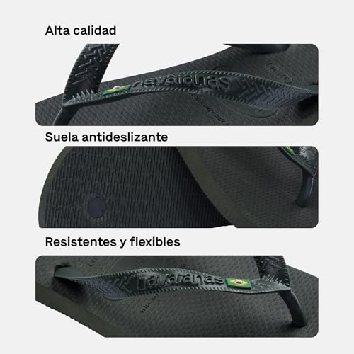Thumbnail 3 de Havaianas Top Brasil chanclas unisex con suela antideslizante y diseño de bandera de Brasil