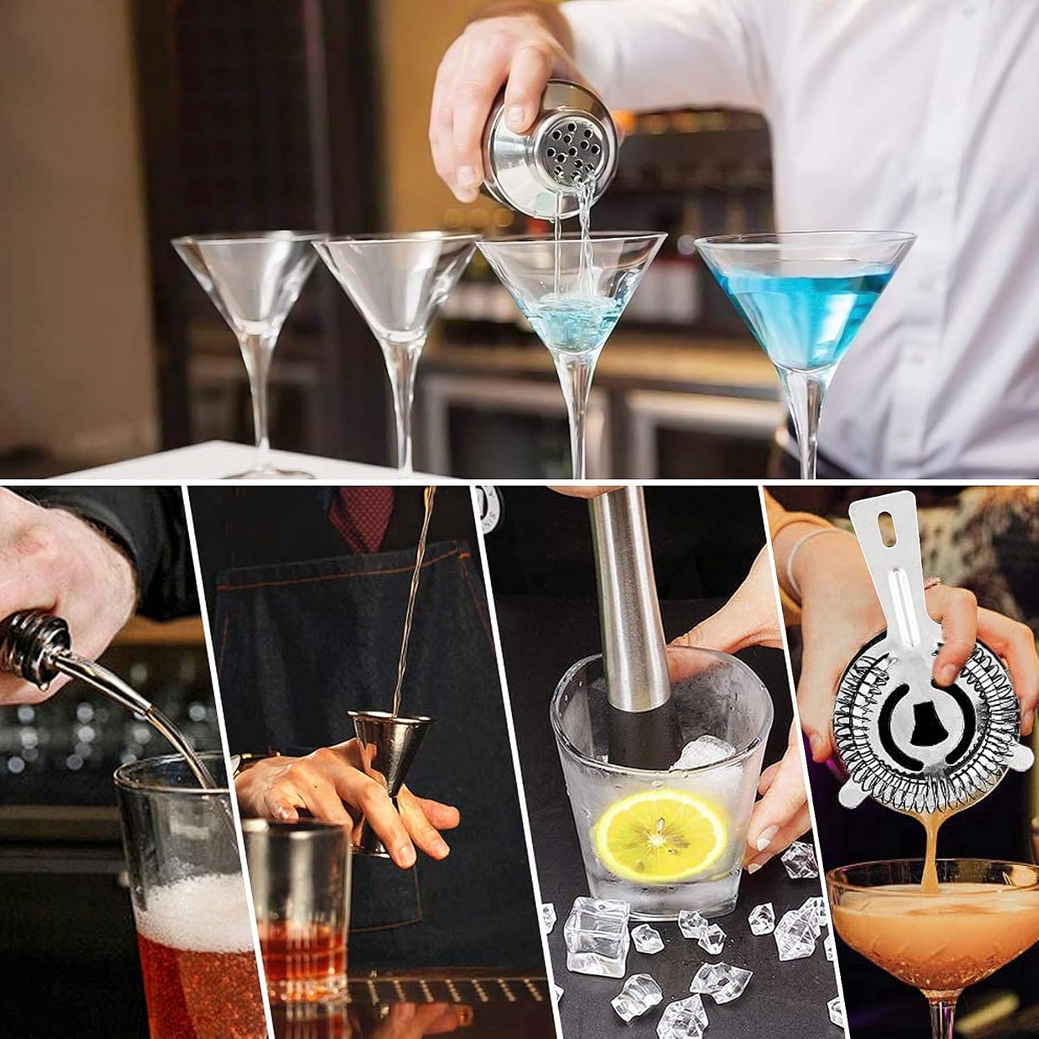 Detalle 1 de Cocktail Shaker Set 7 Pieces 750ml