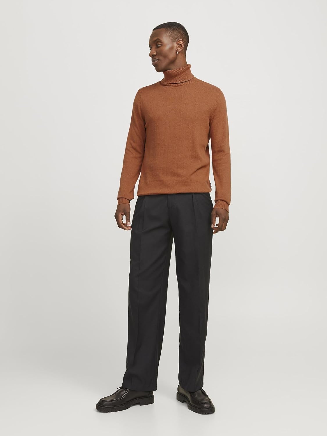 Thumbnail 2 de JACK & JONES Emil Knit Roll Neck Jumper Rollkragenpullover