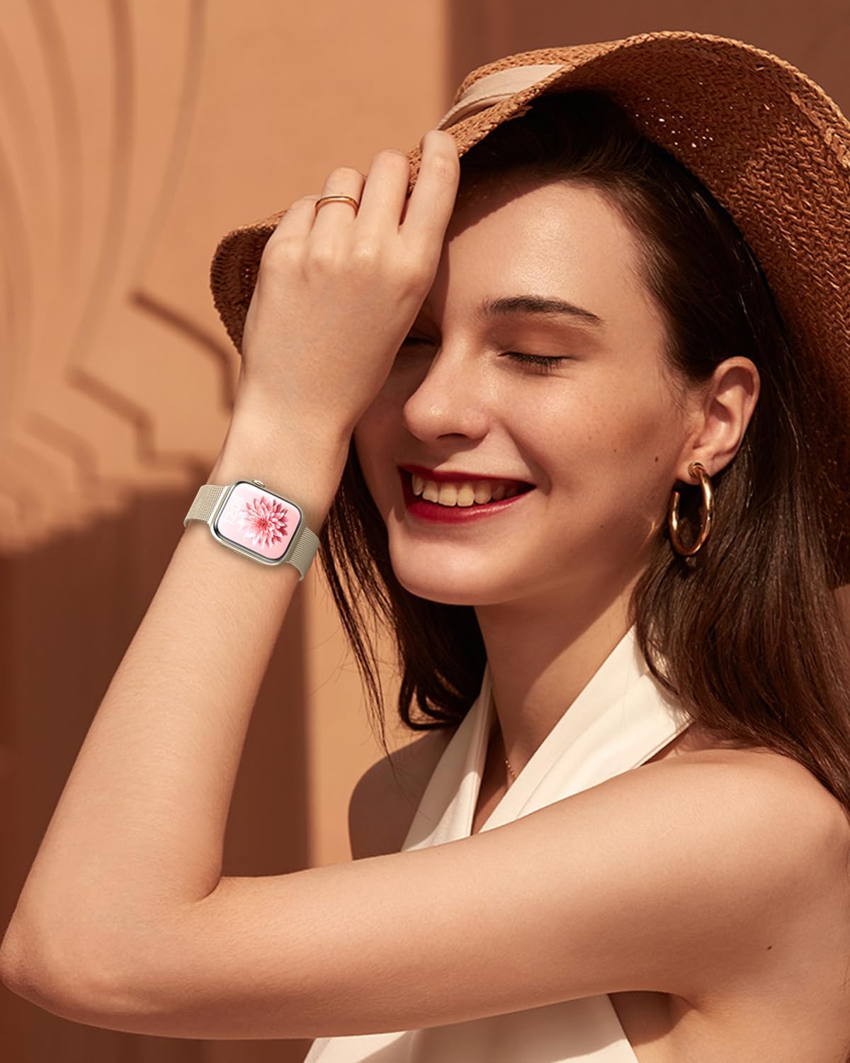 Thumbnail 4 de Ersatzarmband aus Edelstahl für Apple Watch – Jiamus Milanese kompatibel mit 38–49 mm
