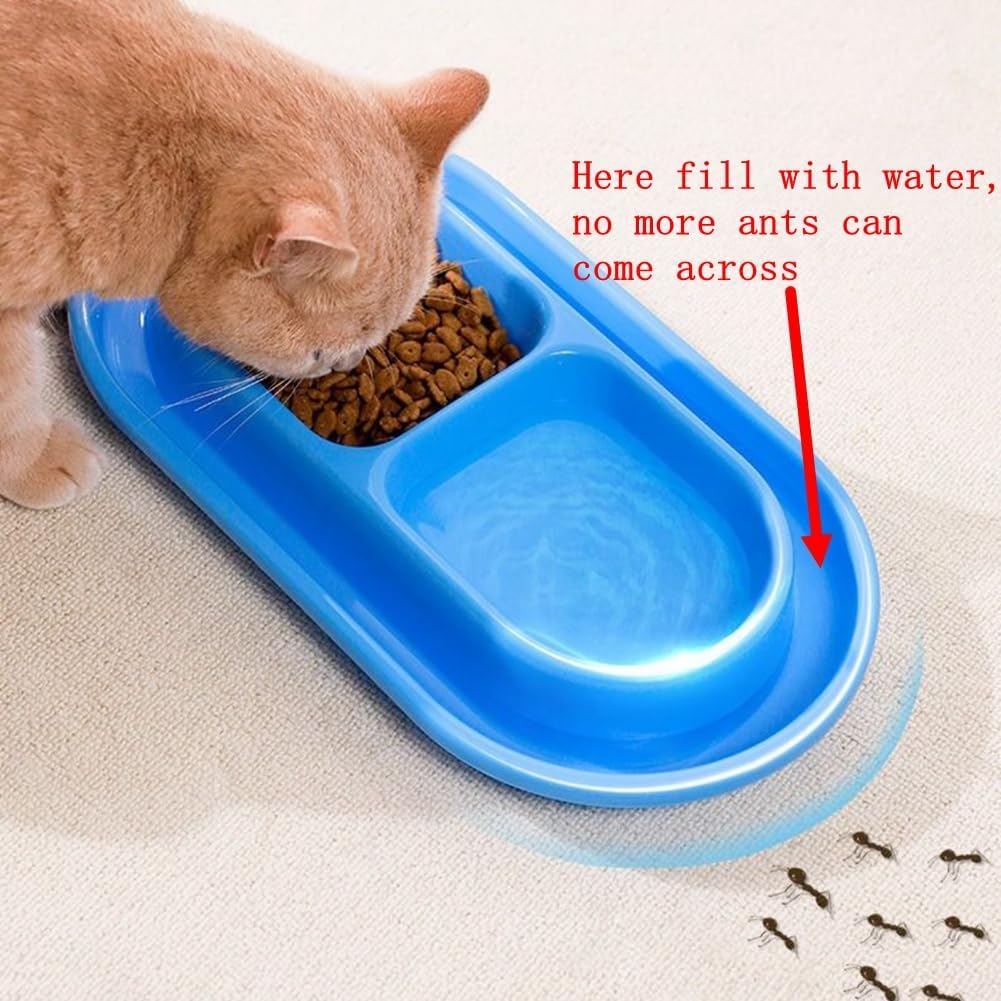 Thumbnail 4 de GRPET 2-in-1 Futternapf für Katzen & kleine Hunde – Ameisensicher, hellblau, Größe S