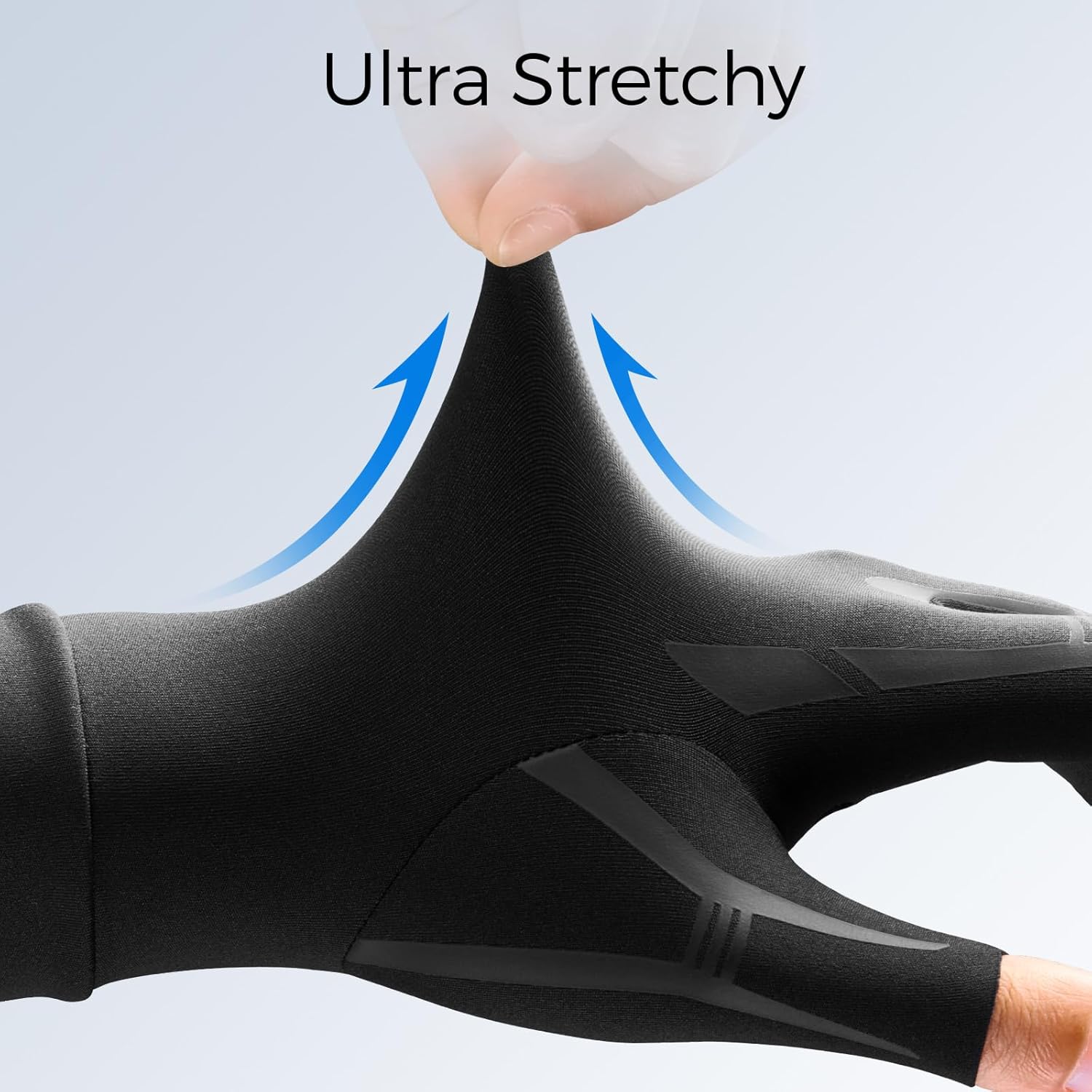 Detalle de FREETOO arthritis compression gloves, fingerless