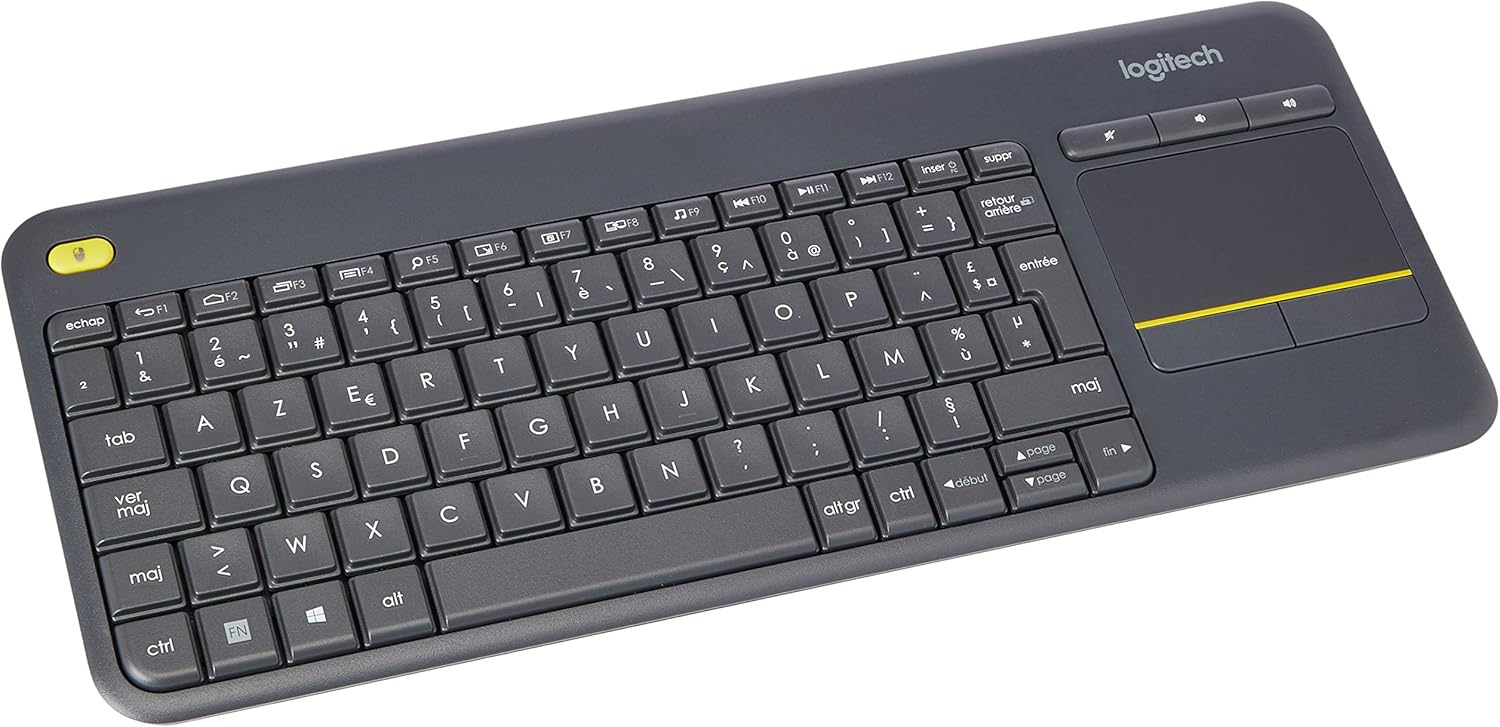 Thumbnail 2 de Logitech K400 Plus : clavier sans fil AZERTY avec touchpad pour TV et PC