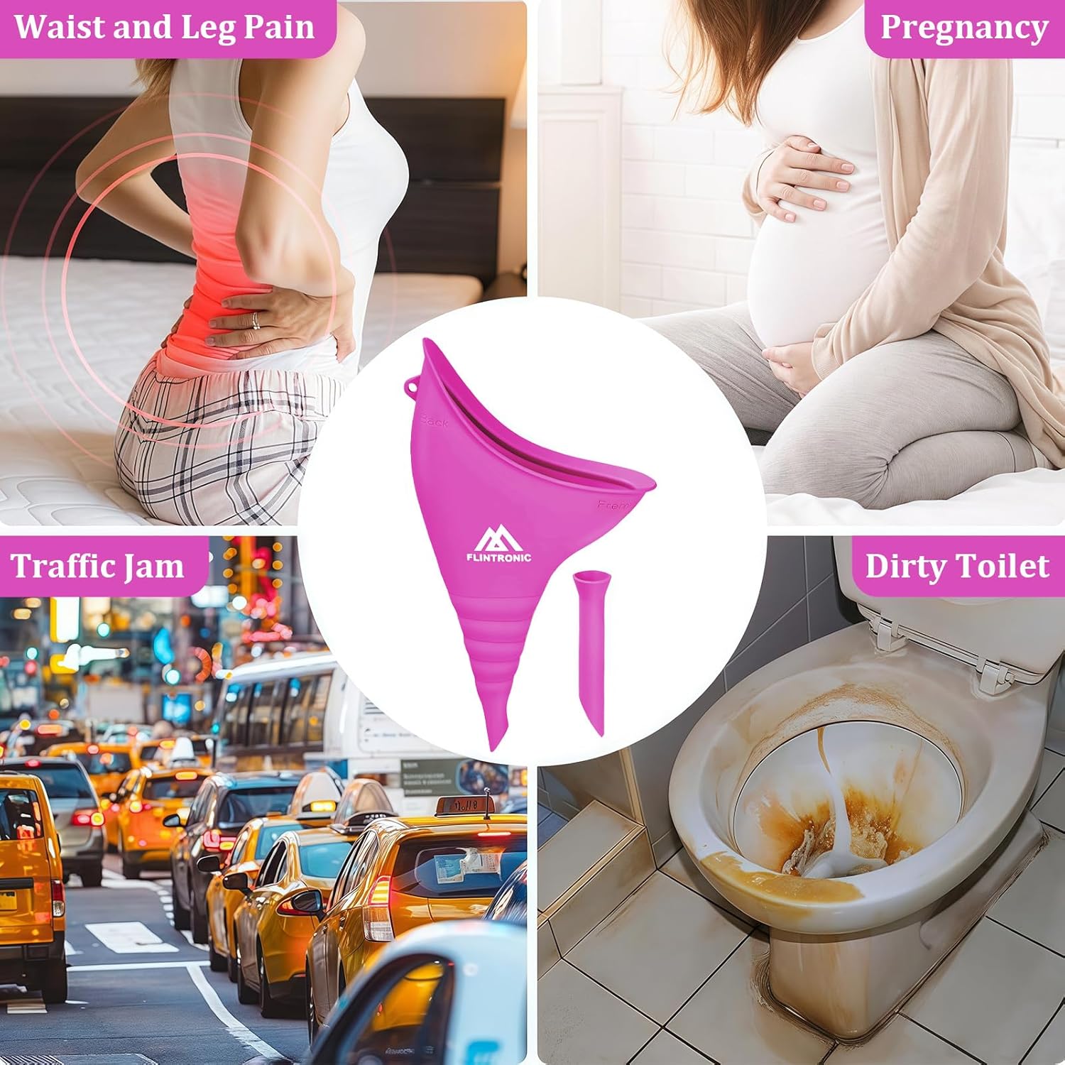 Thumbnail 5 de flintronic Urinoir féminin en silicone