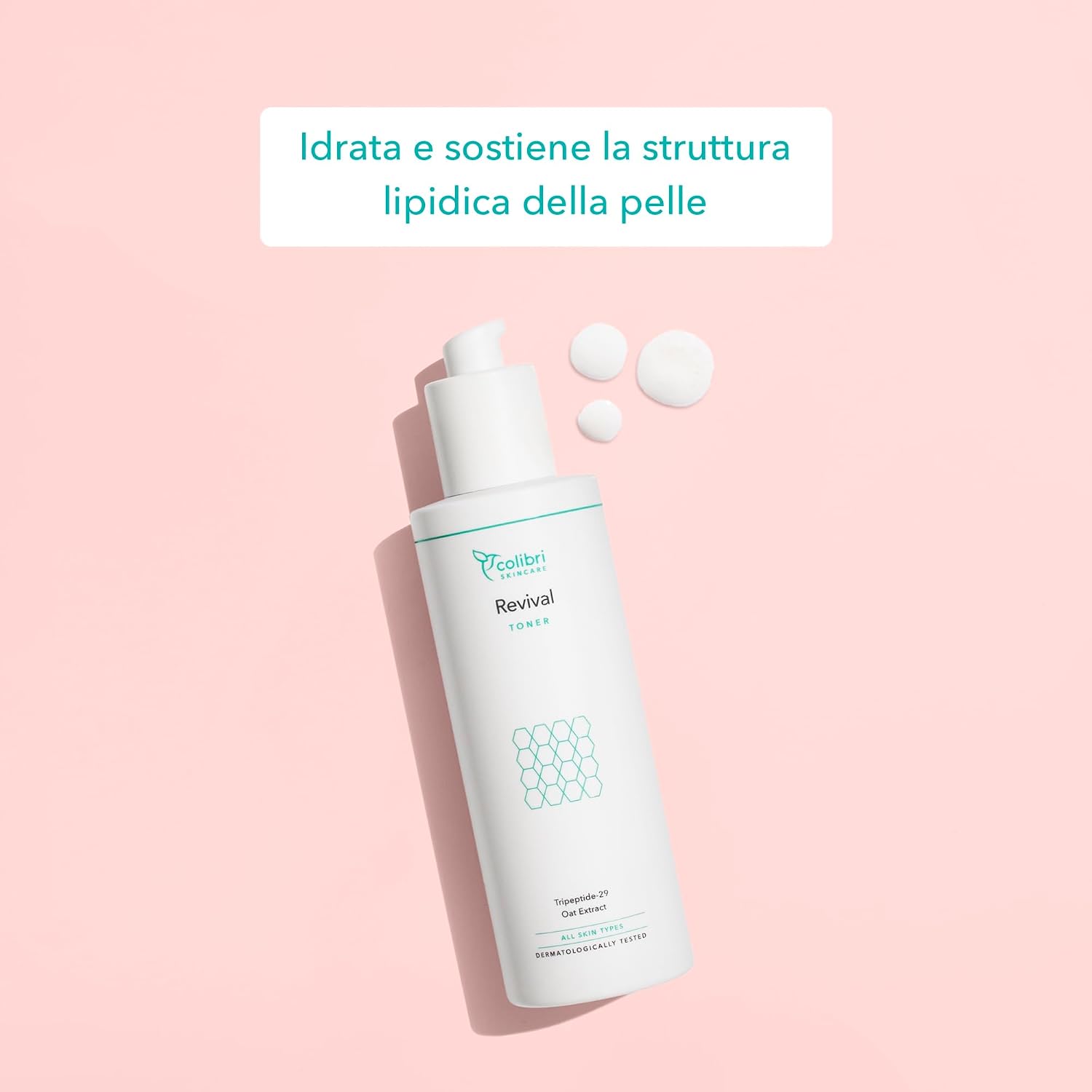 Detalle 2 de colibri skincare REVIVAL TONER 200ml tonico viso