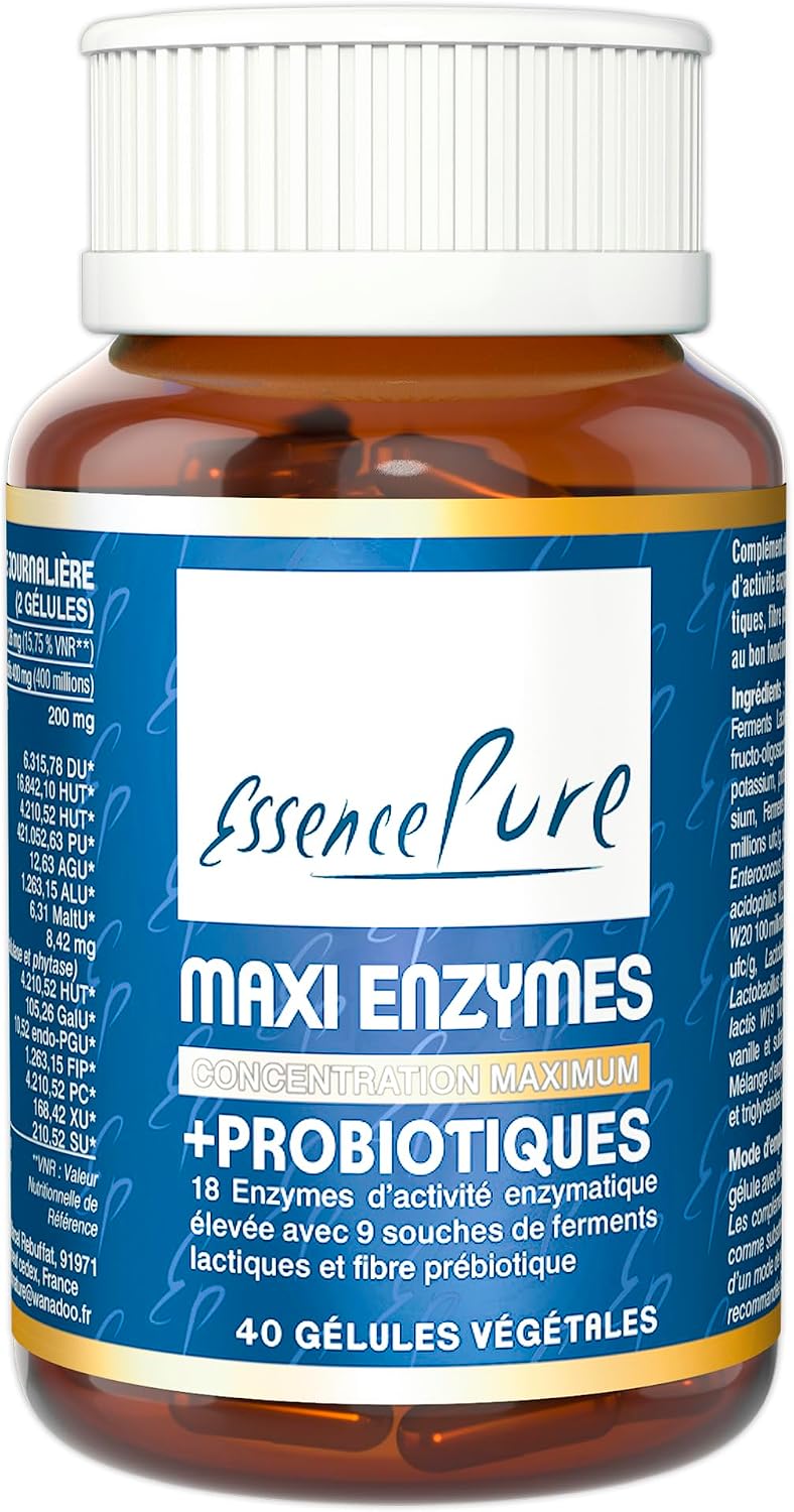 Detalle de Maxi Enzymes + Probiotiques 40 gélules