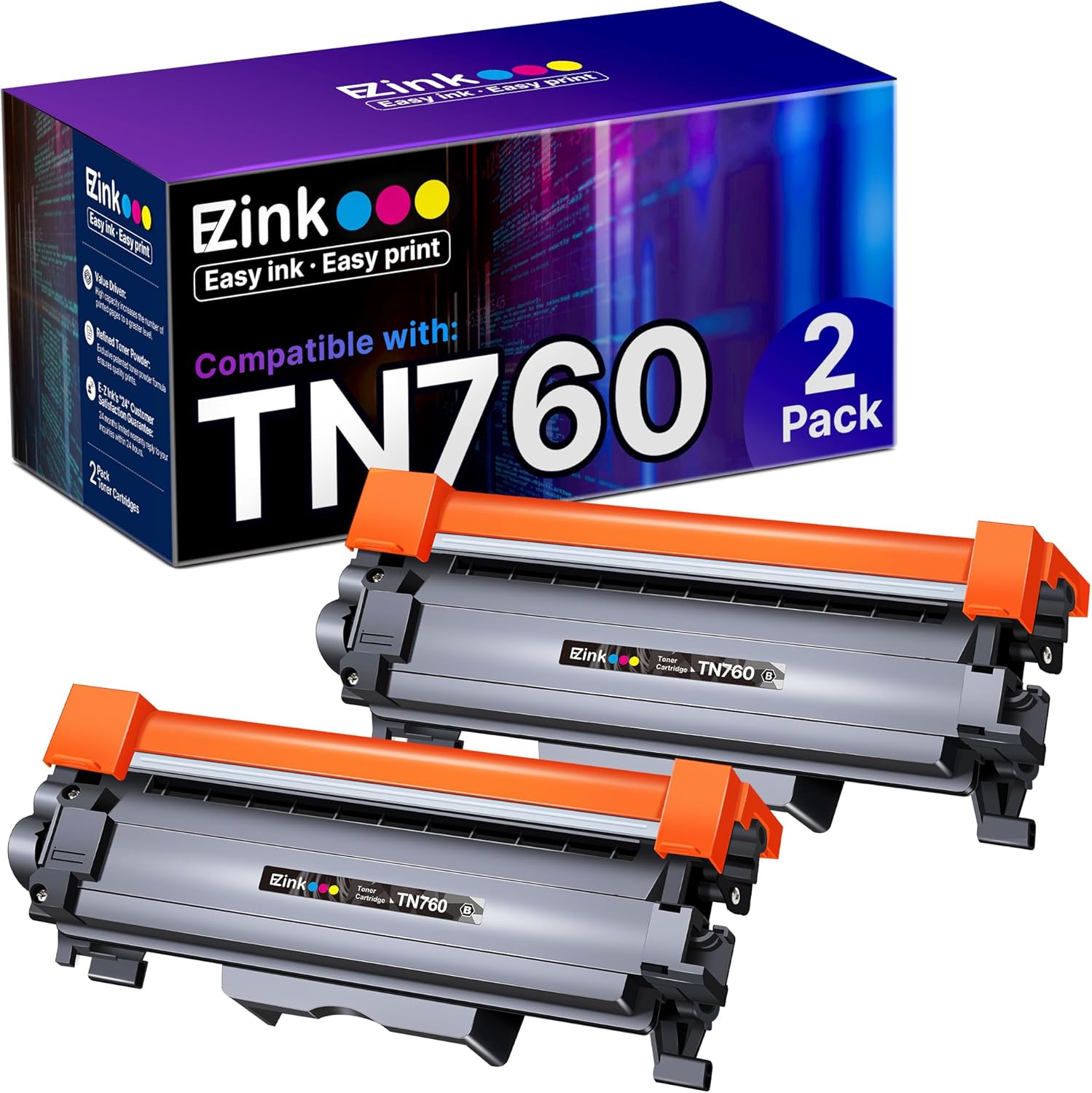 Detalle de E-Z Ink TN760 High Yield Toner 3000 pages 🖨