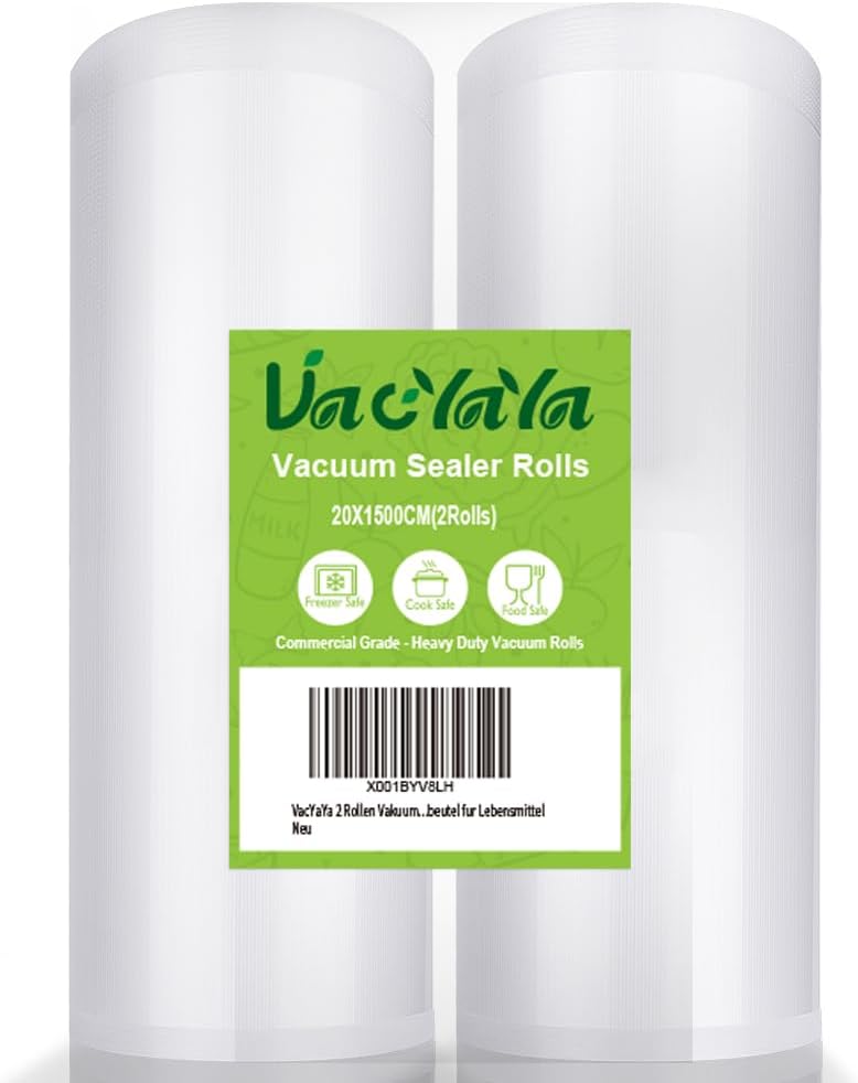 Thumbnail 6 de VacYaYa vakuumrullar 28 cm × 15 m, 2-pack i BPA-fri PA+PE