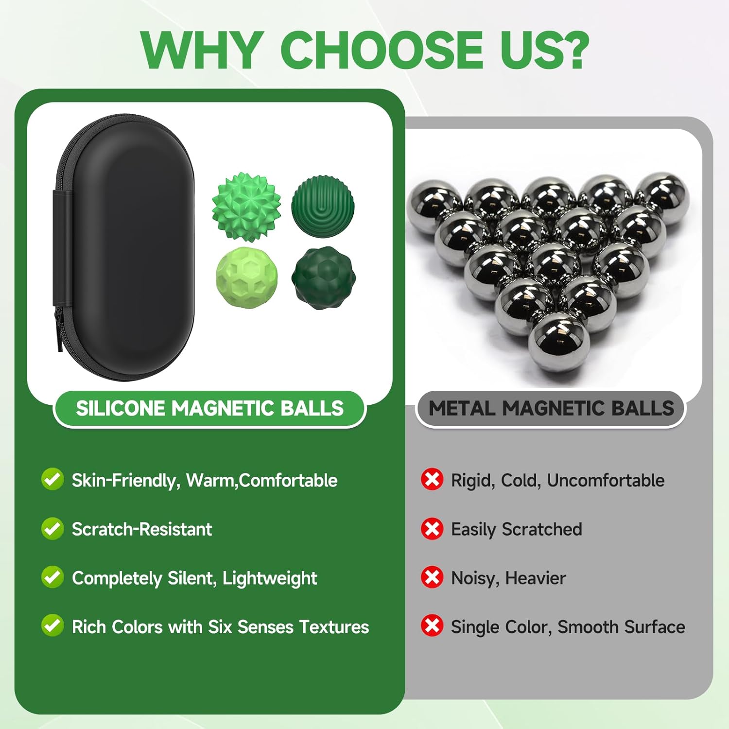 Thumbnail 6 de Magnetic Balls Fidget Toy 8pcs sensory stress balls