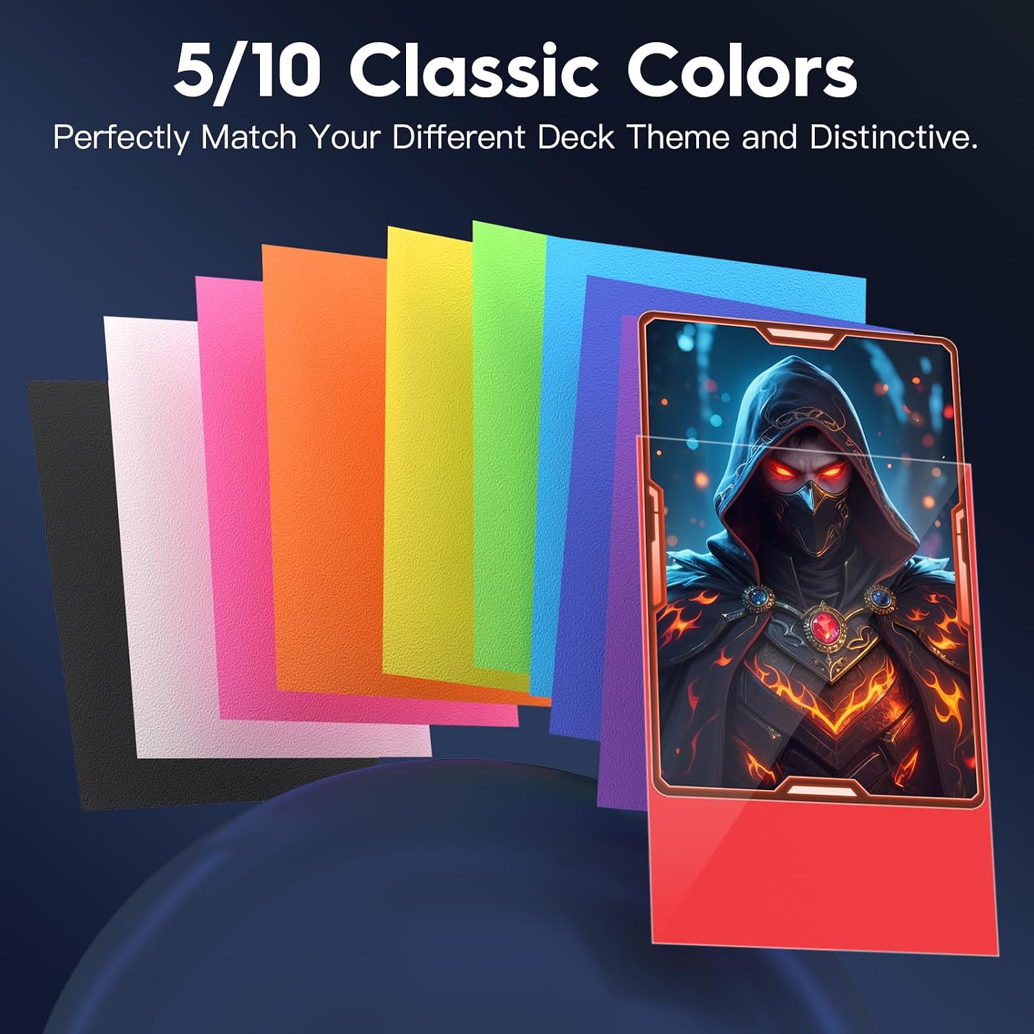 Detalle de 1000ct Perfect Fit MTG Matte Sleeve 66x91 mm – Bulk Colorful Card Sleeves for MTG and More