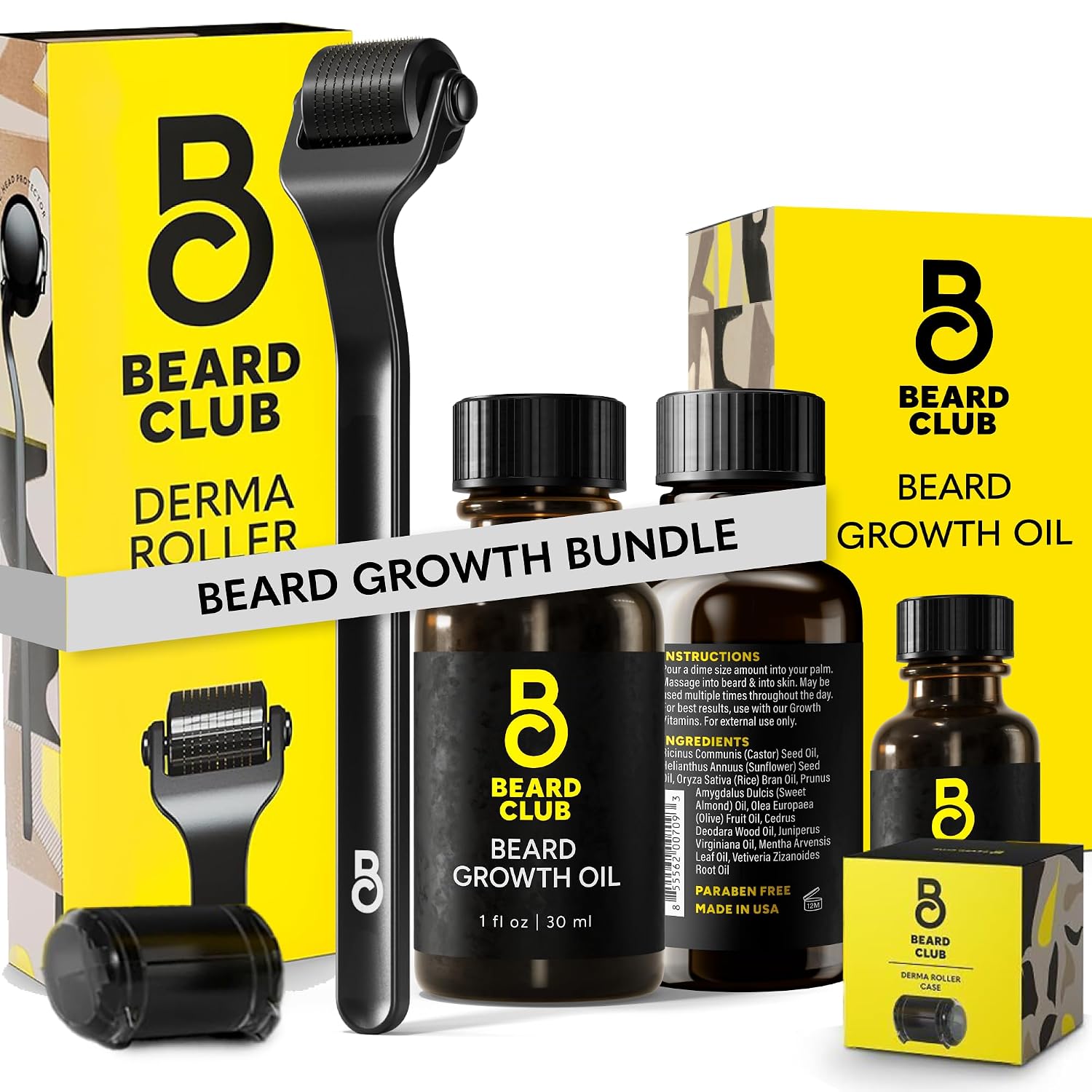 Detalle de Beard Club Premium Derma Roller 540 🧔