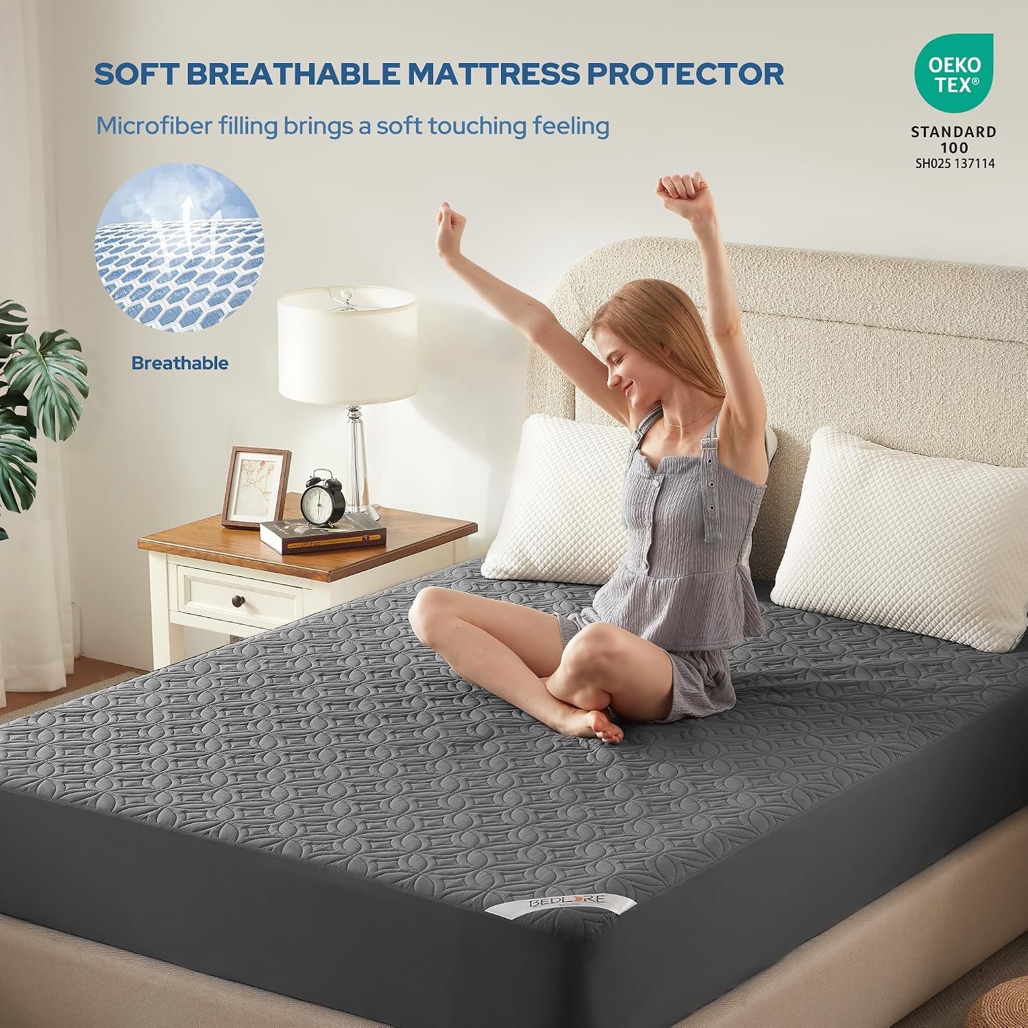Detalle de BEDLORE Matratzenschoner 180 x 200
