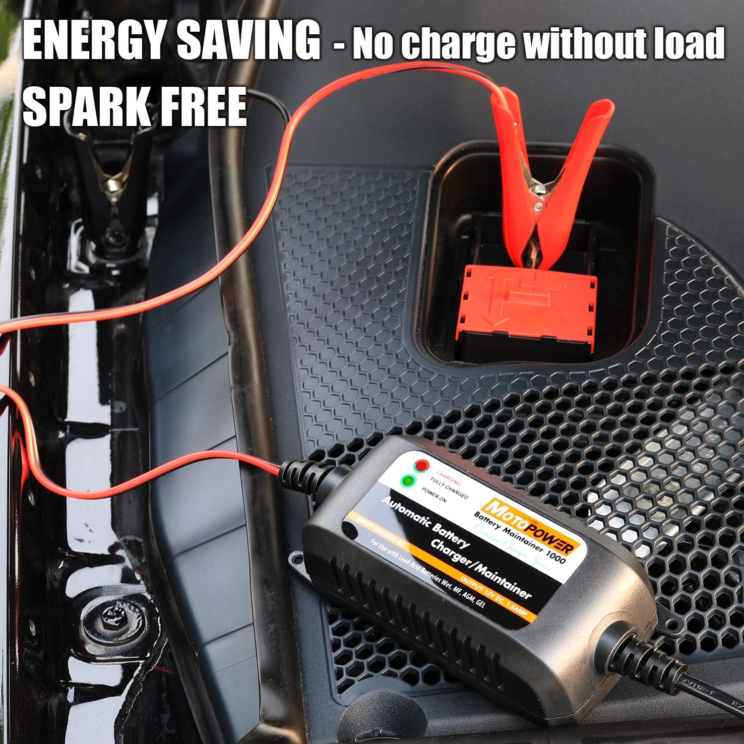 Thumbnail 2 de MOTOPOWER MP00206A caricabatterie 12V 1,5A per auto e moto