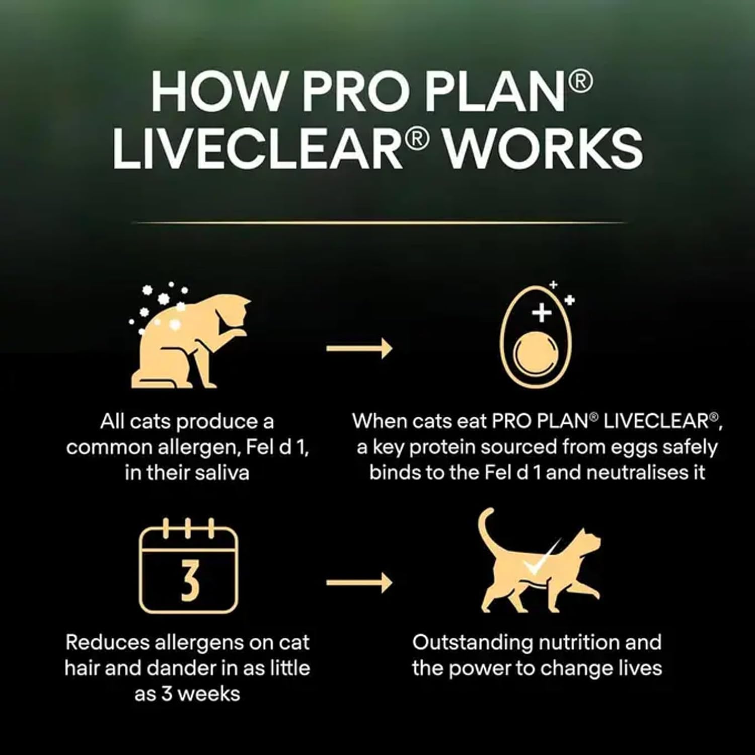Thumbnail 4 de Purina Pro Plan LiveClear Croquettes Chat Adulte Stérilisé Dinde – 1,4 kg