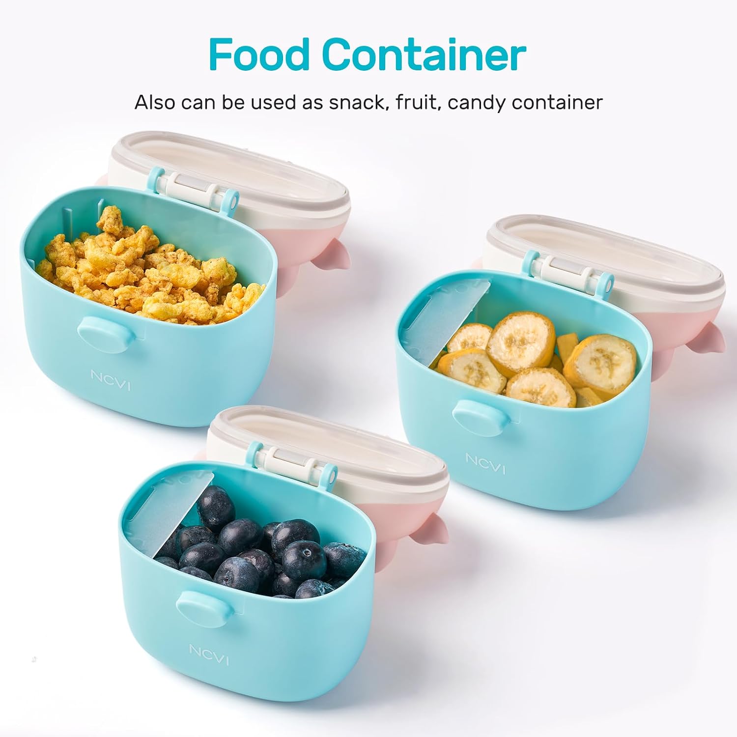 Thumbnail 4 de NCVI Baby Formula Dispenser, Blue Portable Container with Sealed Lid