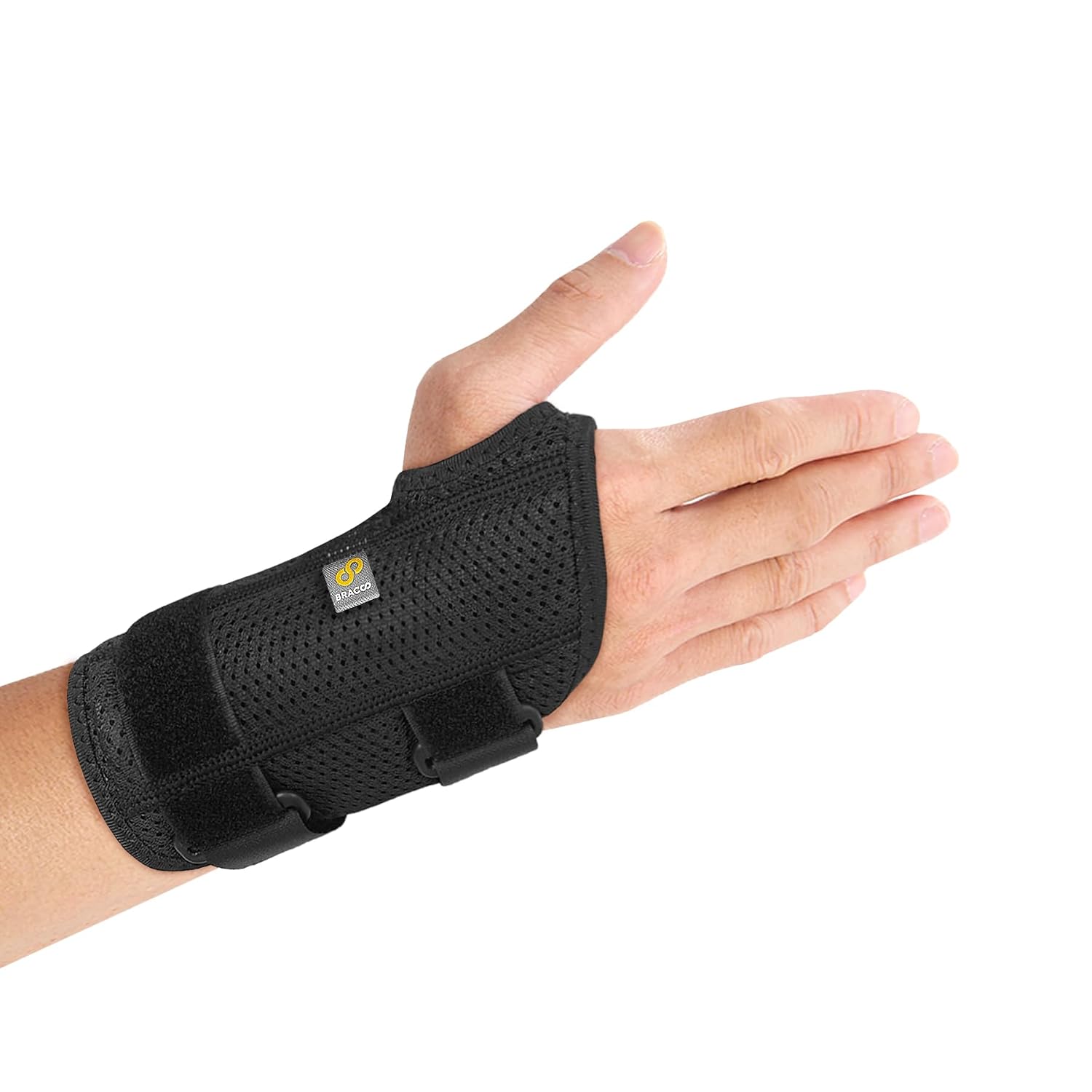 Thumbnail 1 de BRACOO WB31 Adjustable Carpal Tunnel Wrist Support Splint (Right & Left) for Night Relief & Day Support