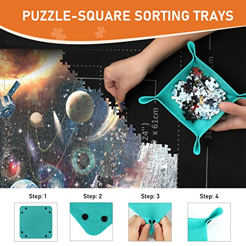 Detalle 2 de ZOYIDOUX Tapete Puzzle 150×100 cm