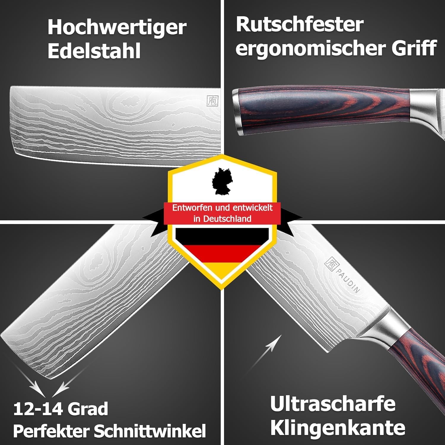 Thumbnail 4 de PAUDIN Japanisches Messer 17 cm Klingenlänge
