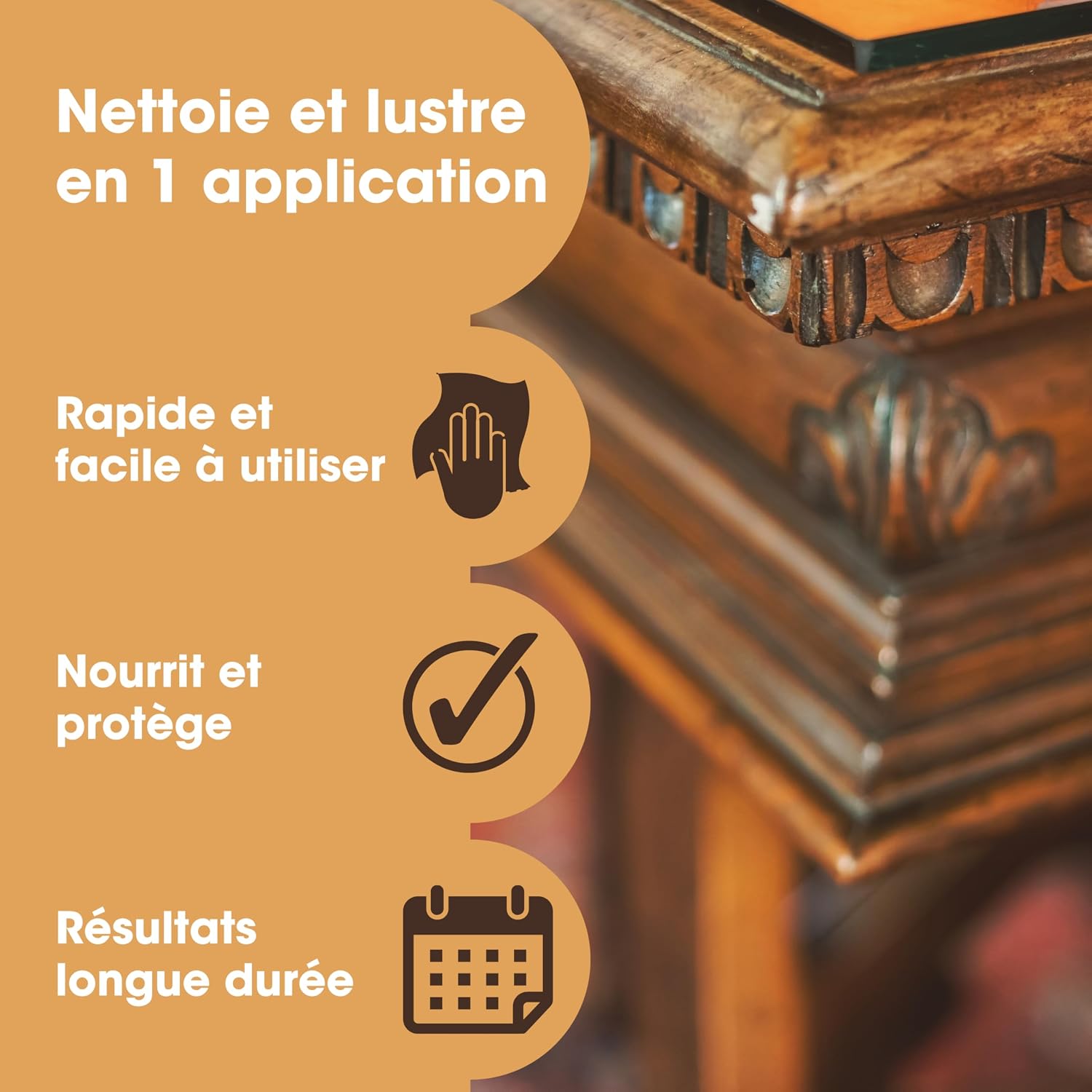 Thumbnail 2 de Furniture Clinic Cire d’Abeille 200 ml pour meubles en bois