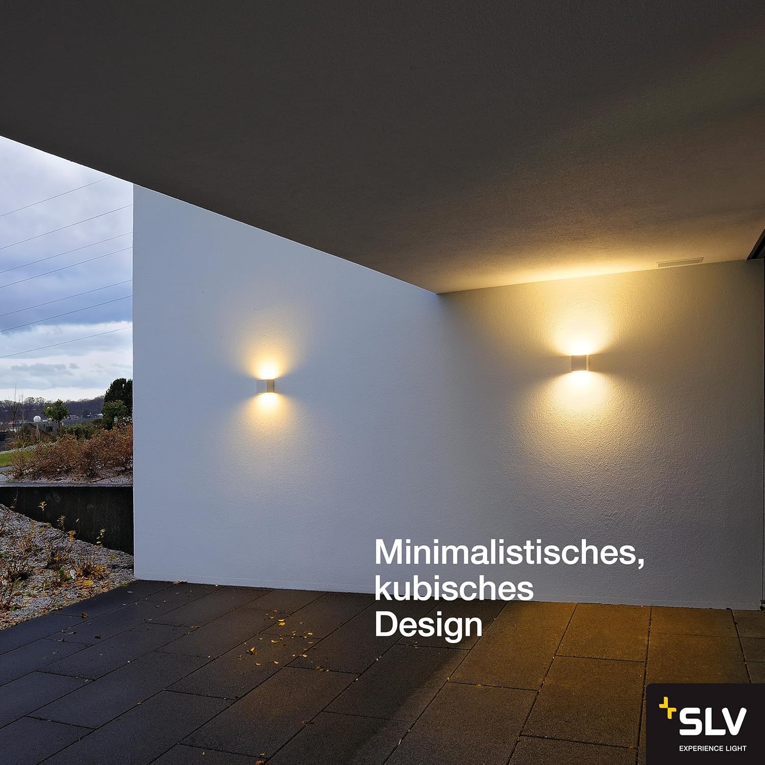 Detalle de SLV Applique murale Aluminium/verre Blanc GX53 230V