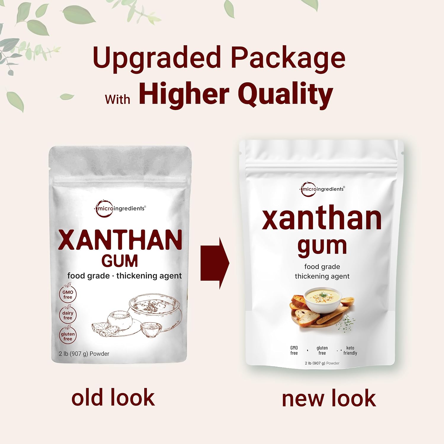 Detalle de Micro Ingredients Xanthan Gum Powder, 32 oz