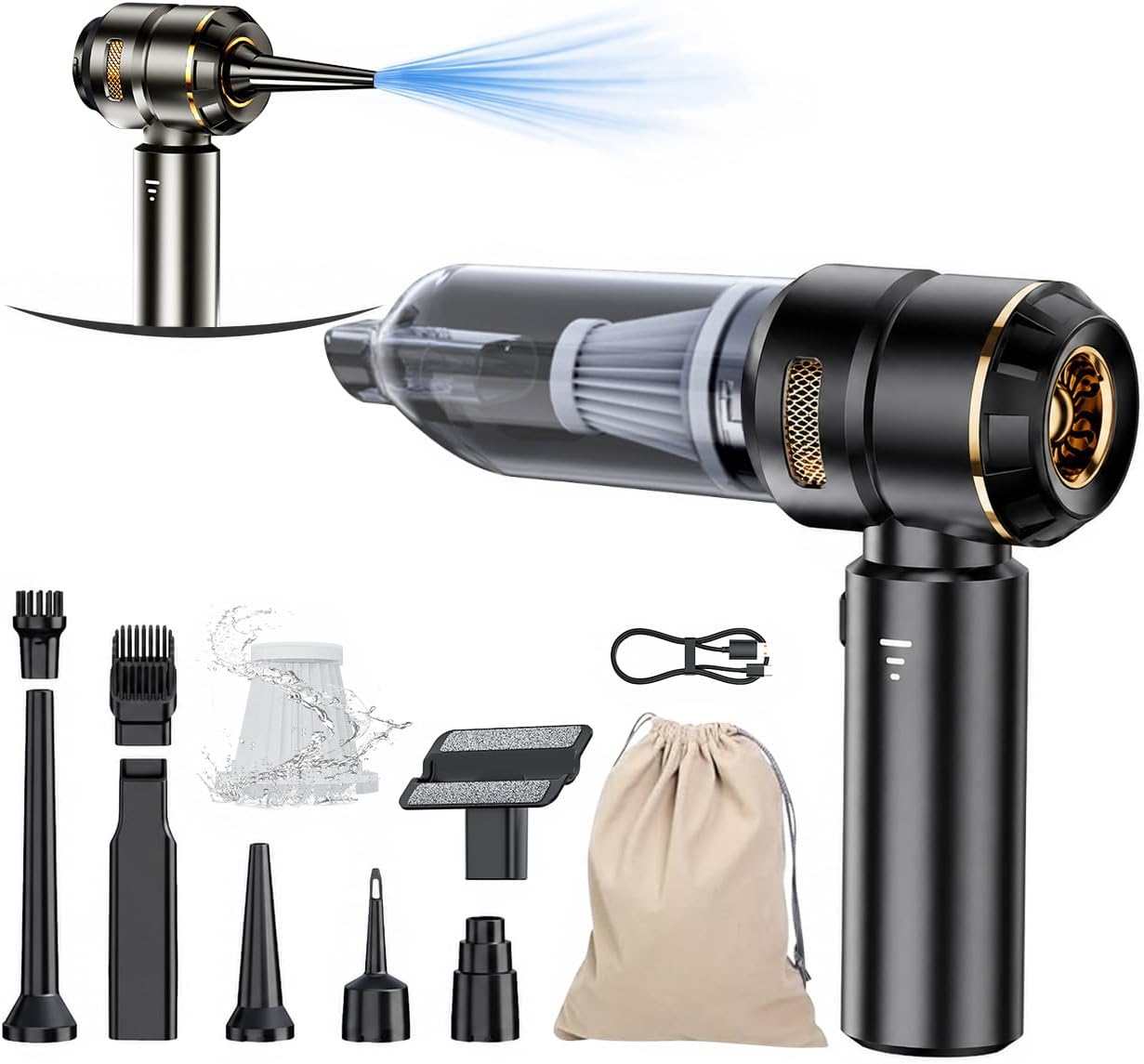 Thumbnail 6 de houscly Car Vacuum 20000Pa Portable
